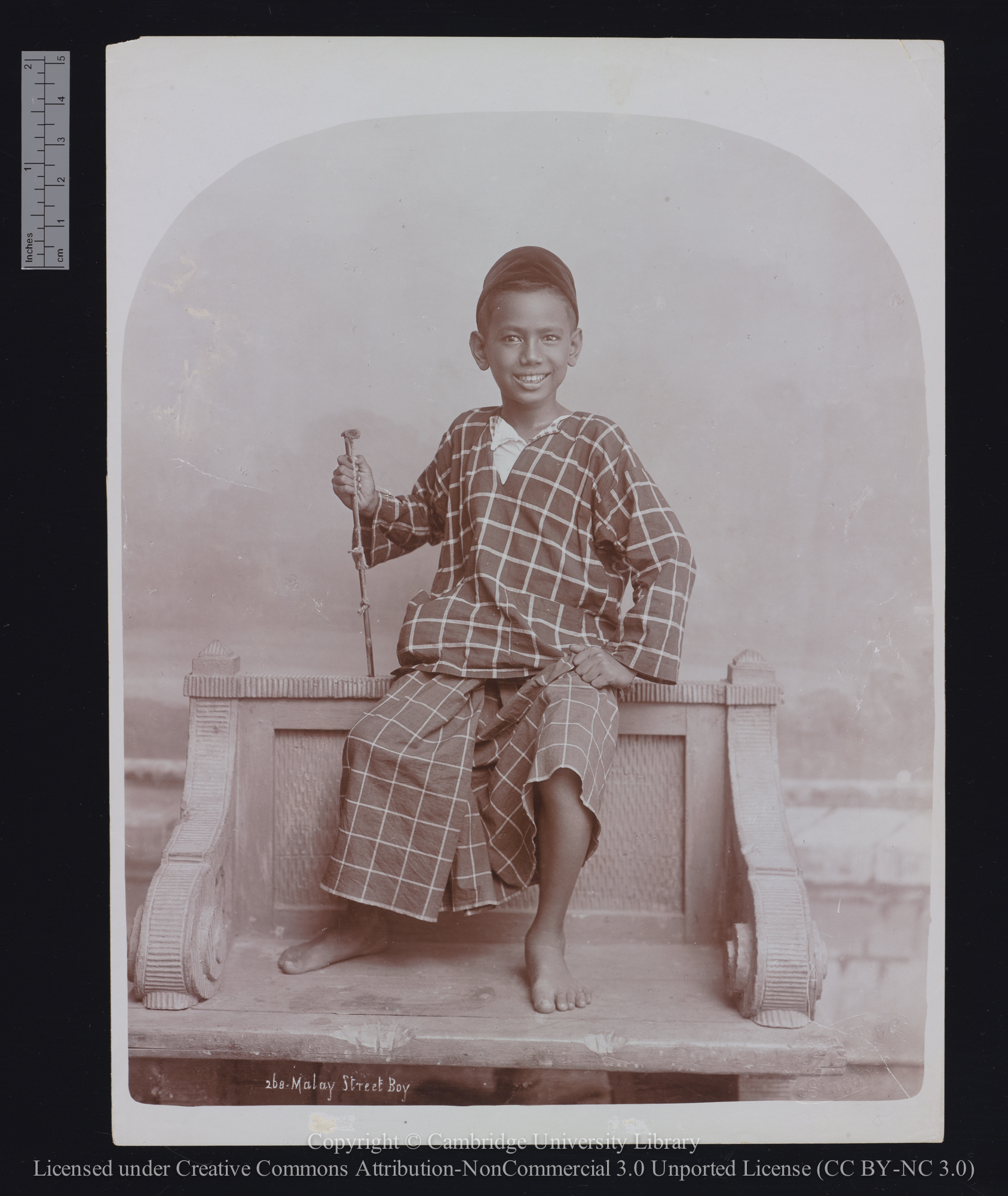 Malay street boy, 1900