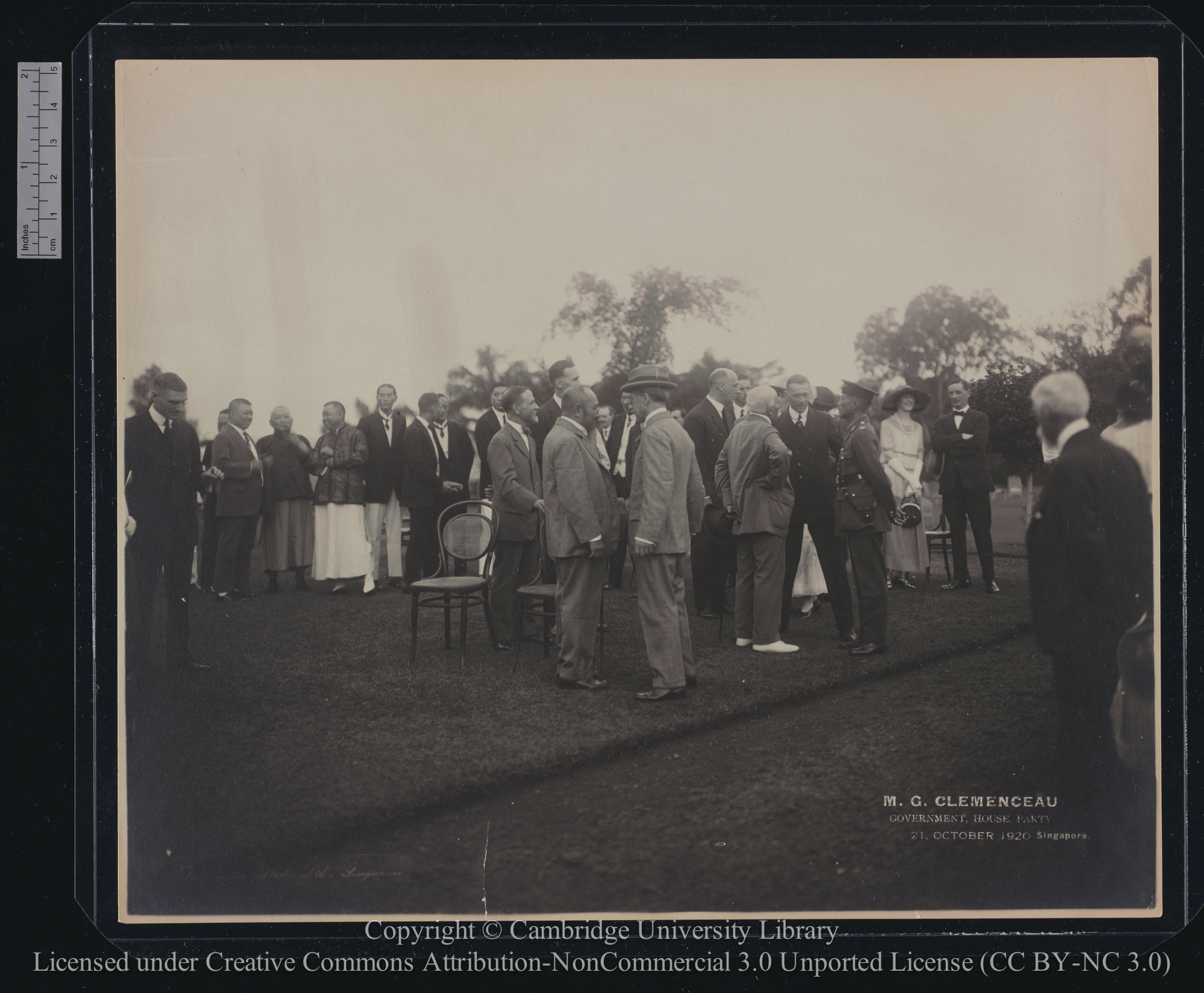 M.G. Clemenceau, Government House Party, Singapore, 21 October 1920, 1920-10-21