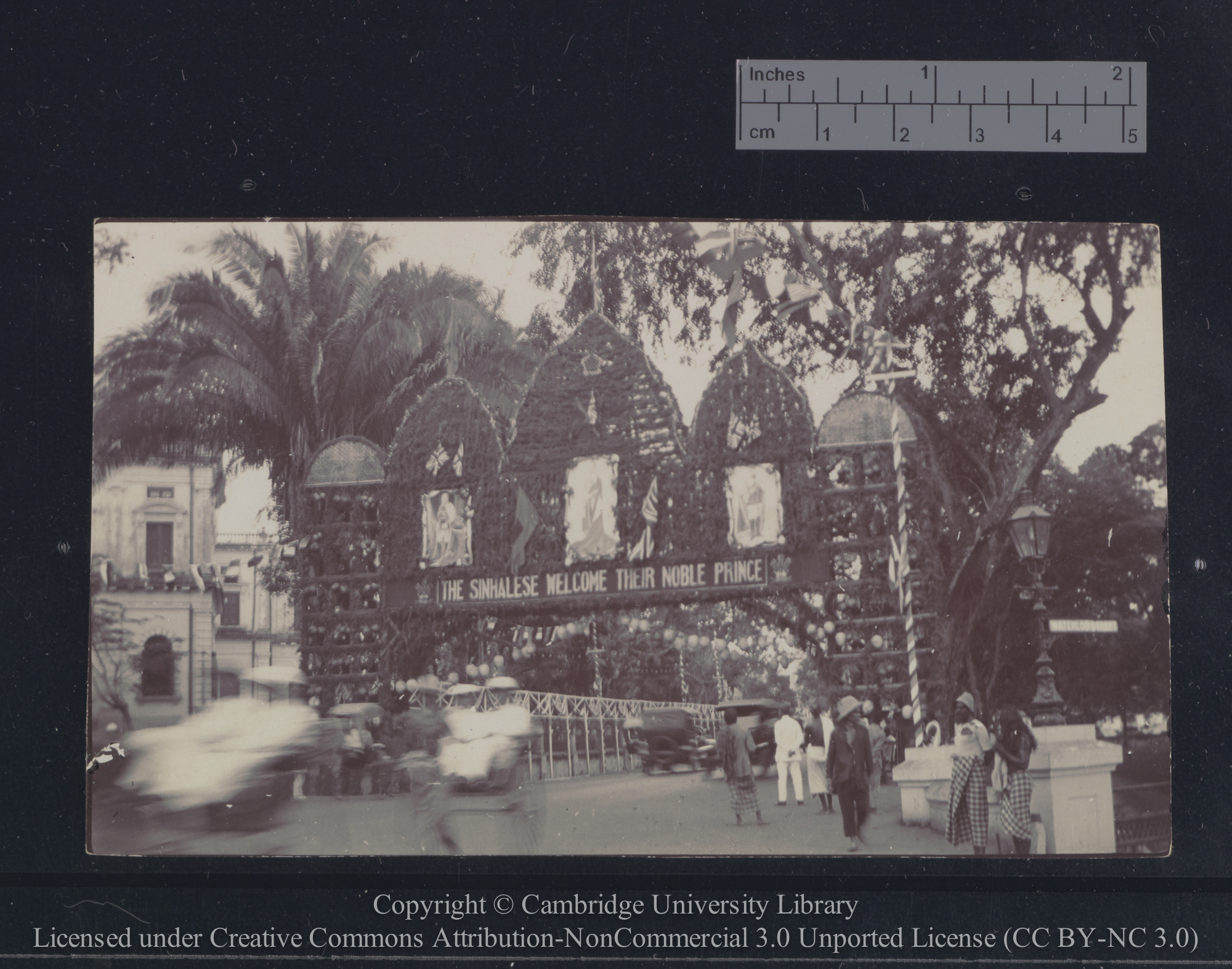 Klings&#39; Arch, Prince of Wales visit to Singapore, 1922, 1922