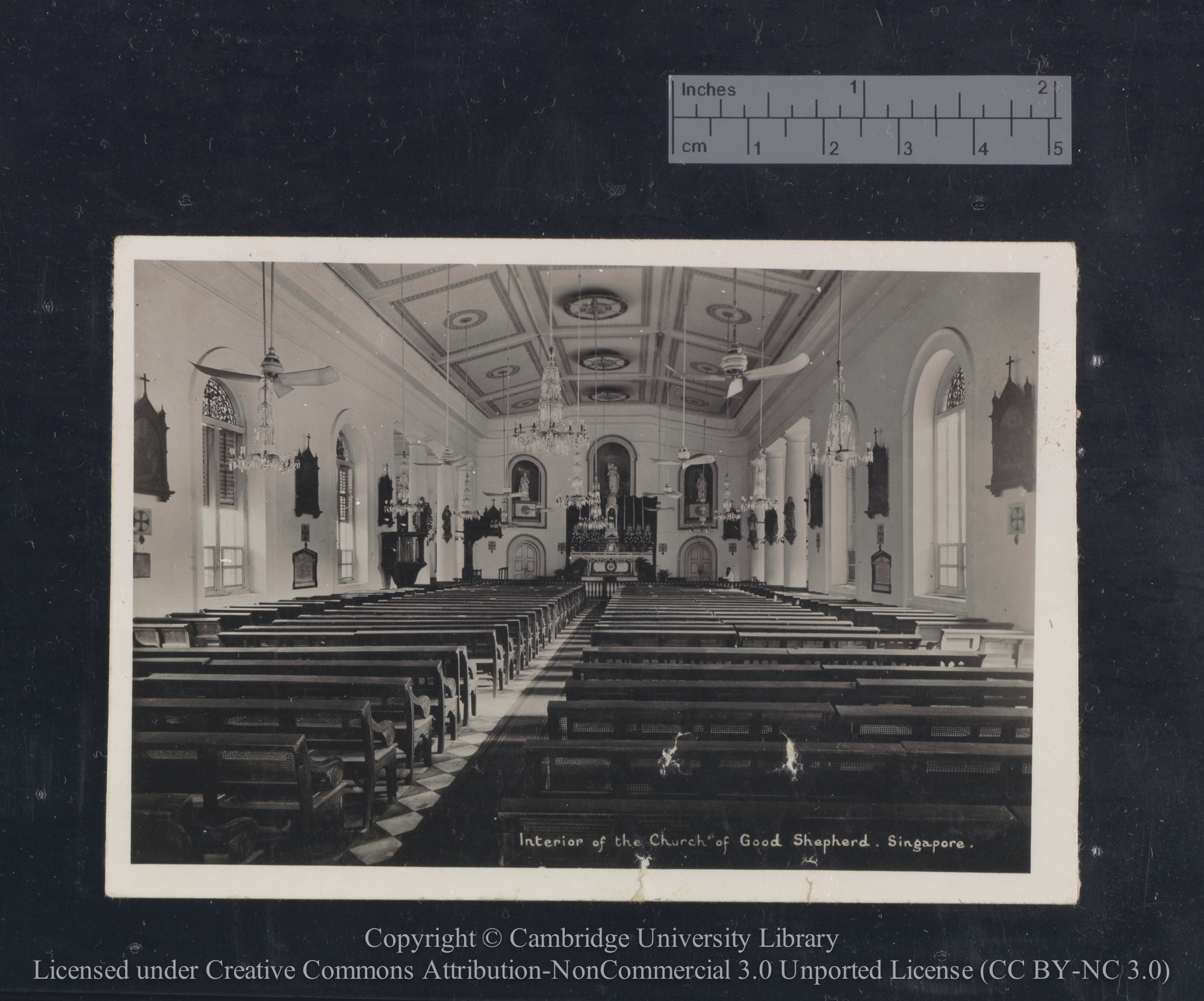 Interior of the Church of Good Shepherd, Singapore, 1930 - 1939