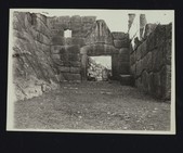Lion Gate: exterior and approach ramp, 1922