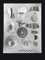 50-410 to 50-422 MH to LH I sherds, Citadel north, inside MH wall, north-west of guard room
