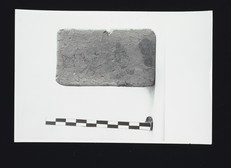 52-106 back of clay tablet showing sketch, House of Oil Merchant, Room 2, MY Oe 106