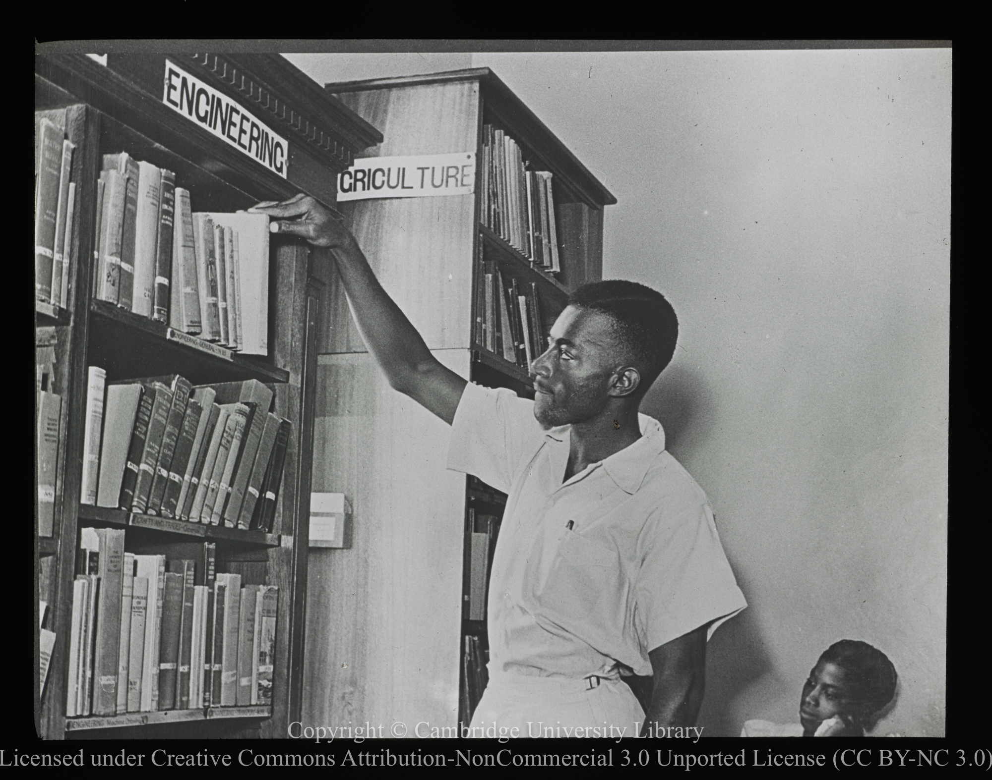 Section of library, Achimota College, 1900 - 1947