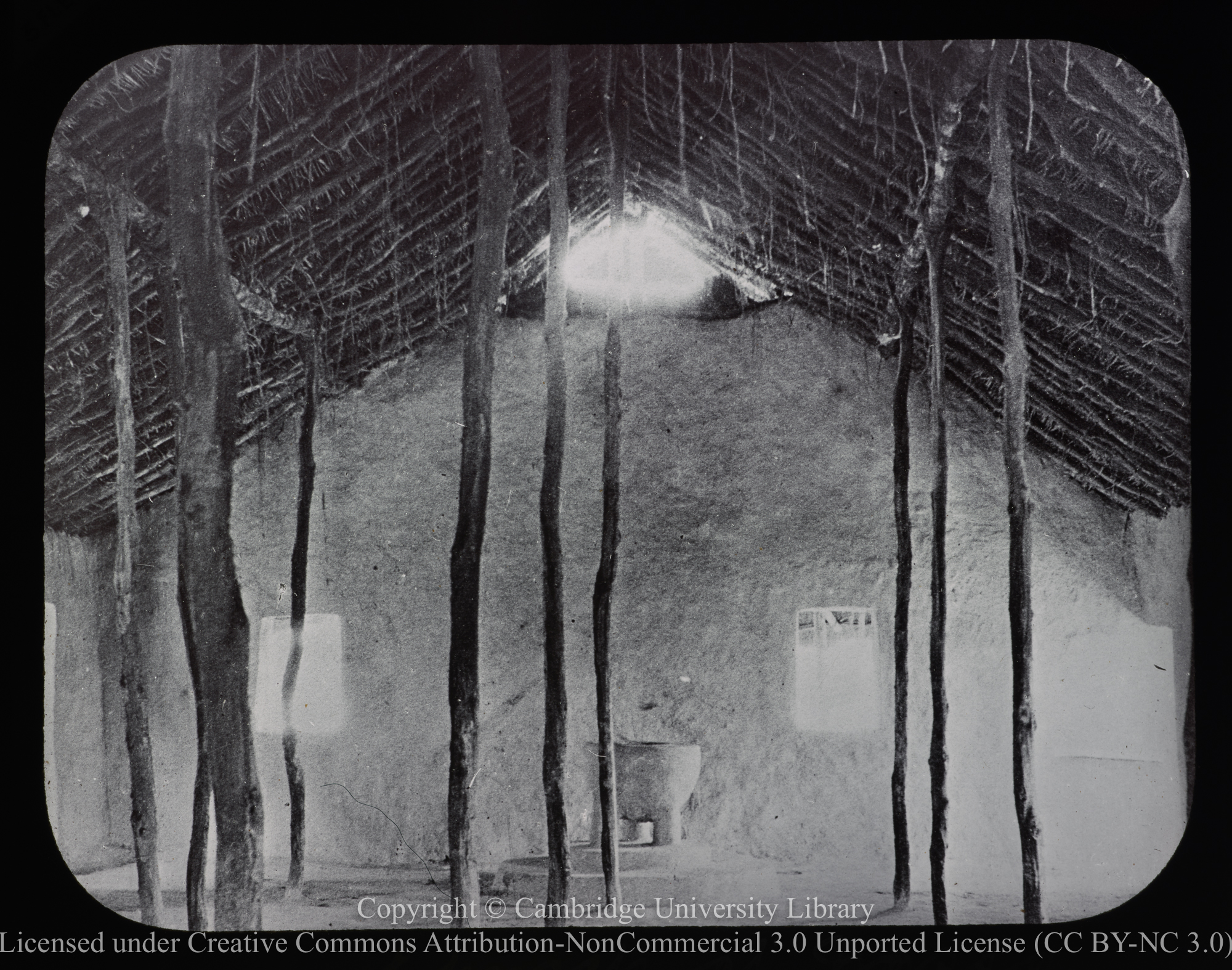 Interior of church at Nassa, 1929 - 1948