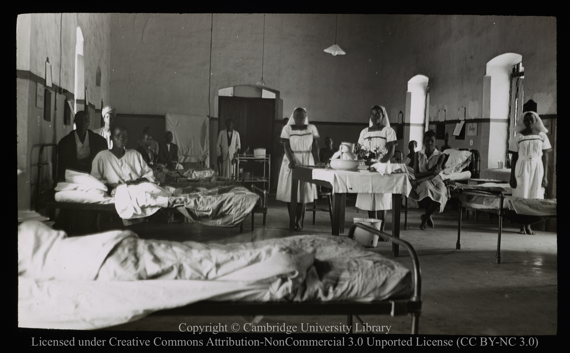 Ward in Mengo (?) hospital, 1937