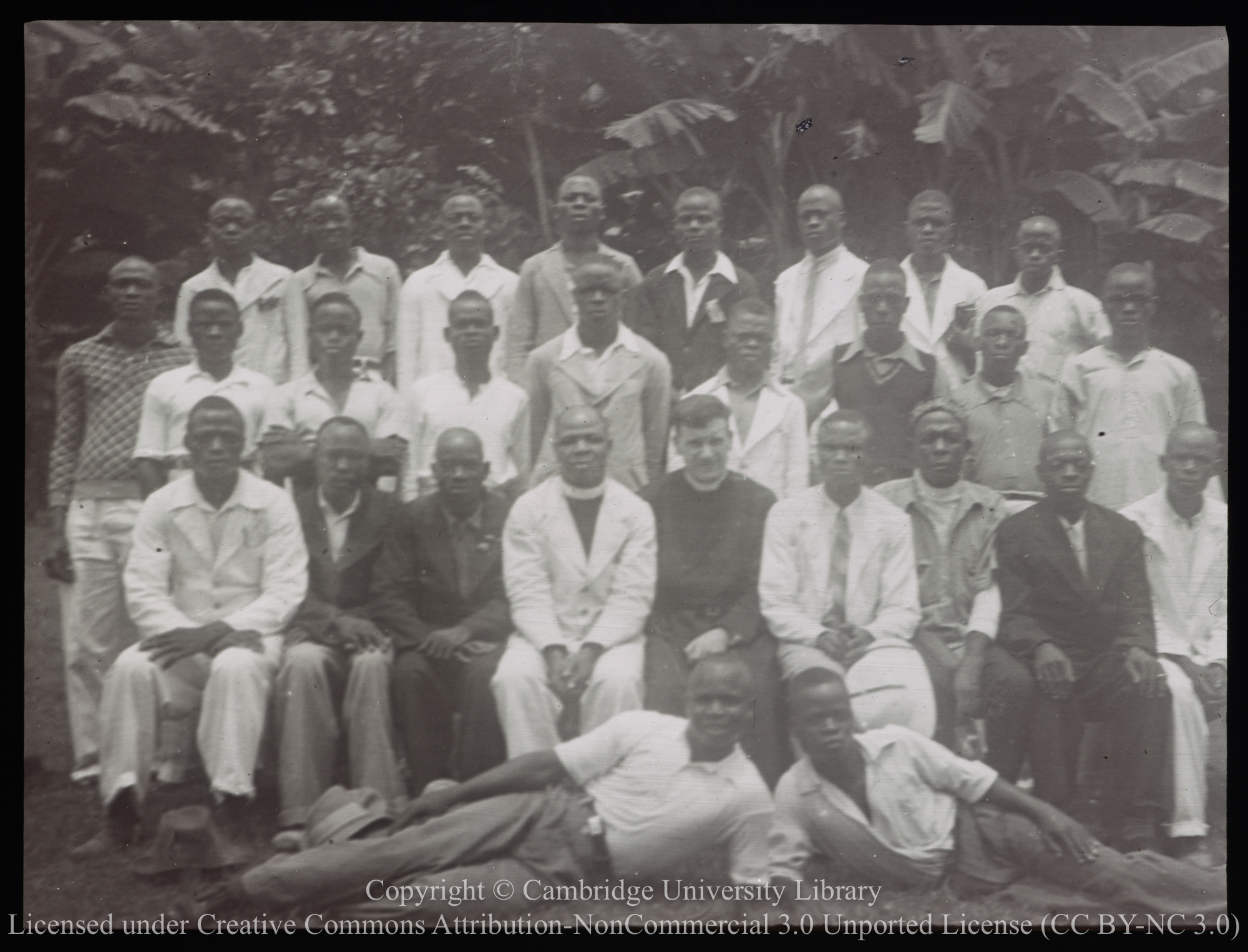 Pastor and agents at Benin, 1900 - 1930