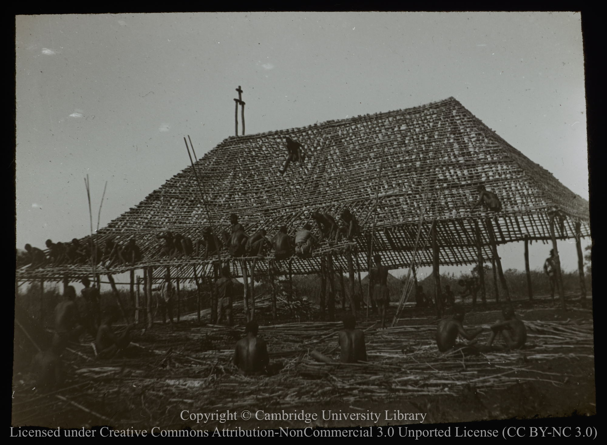 Building Church, Yei, 1923