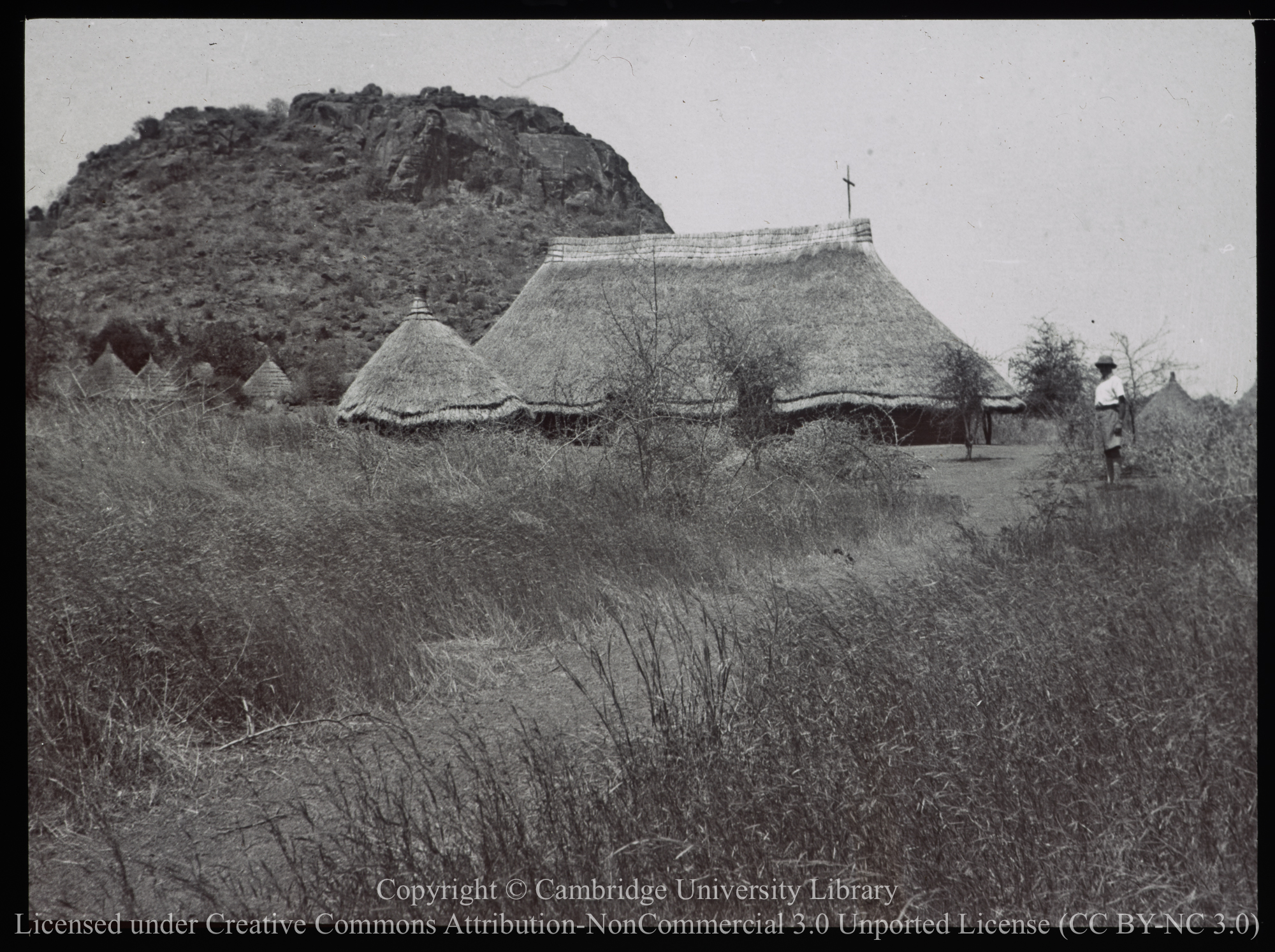 Exterior of Church in Nuba Mountains, 1938