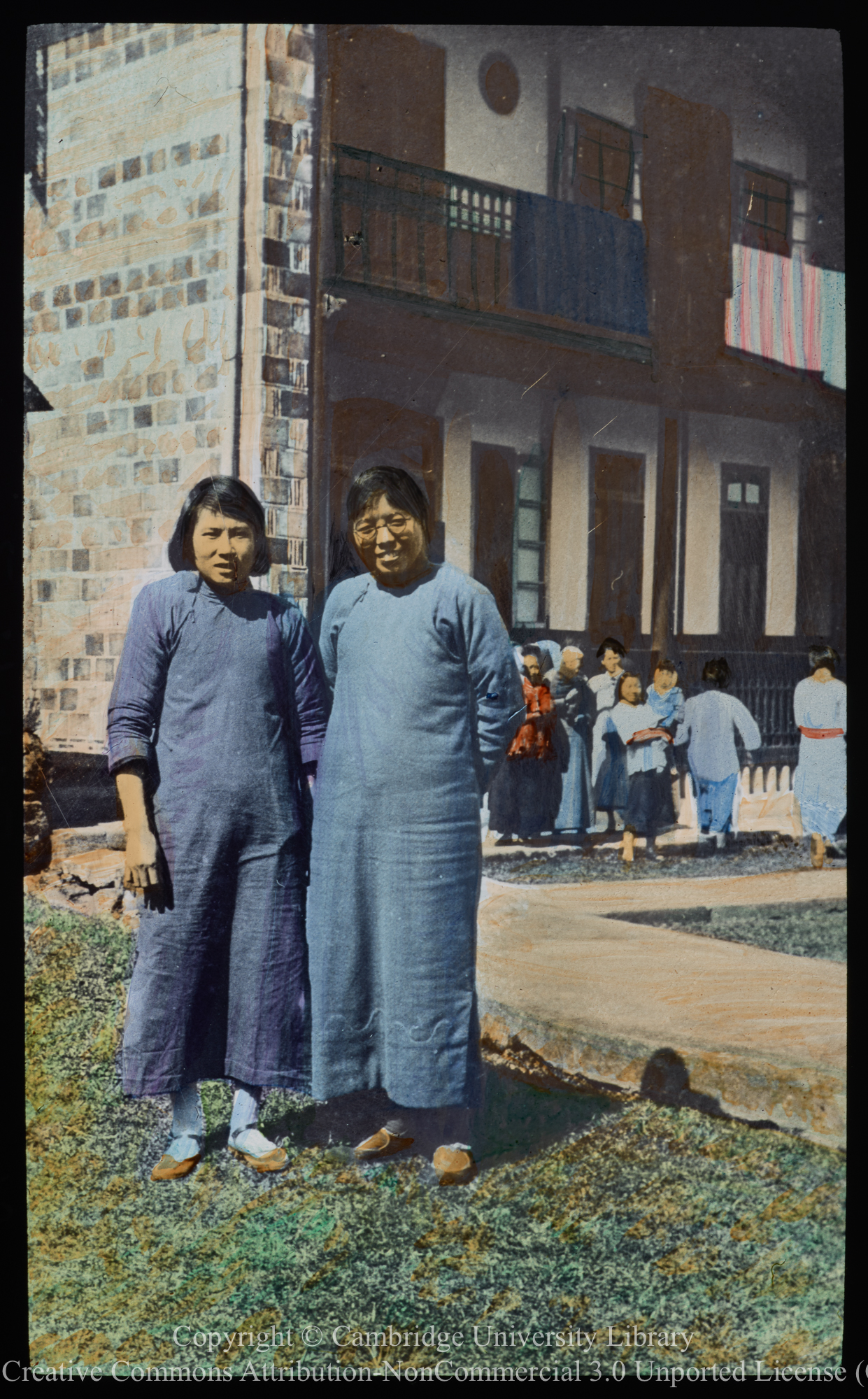 Dr Coral Yuan with head nurse at Ningteh Hospital, 1900 - 1920