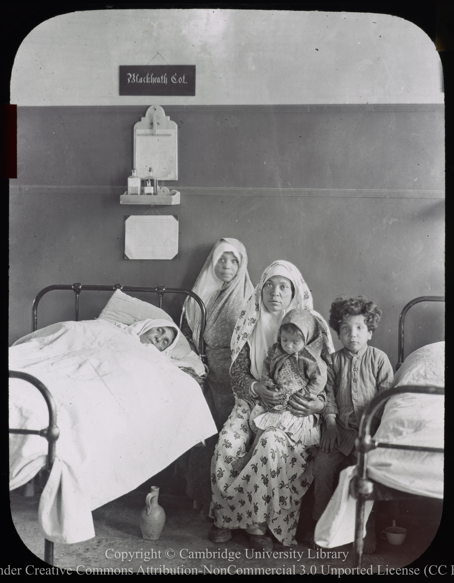 Sekineh (?) and family, June 1906, 1906