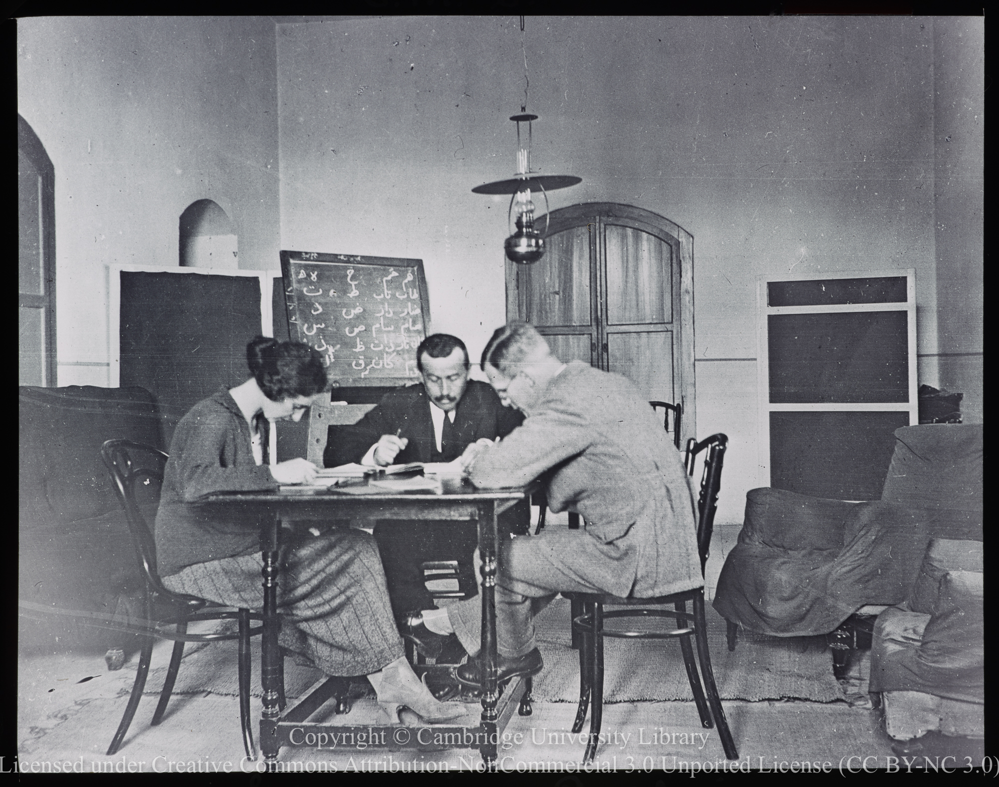 Missionaries studying Arabic in Jerusalem, 1906 - 1938