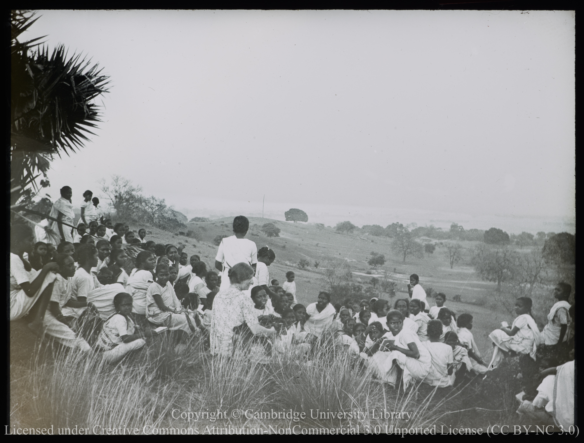 Easter Day; children on top of Cemetery Hill, 1900 - 1939