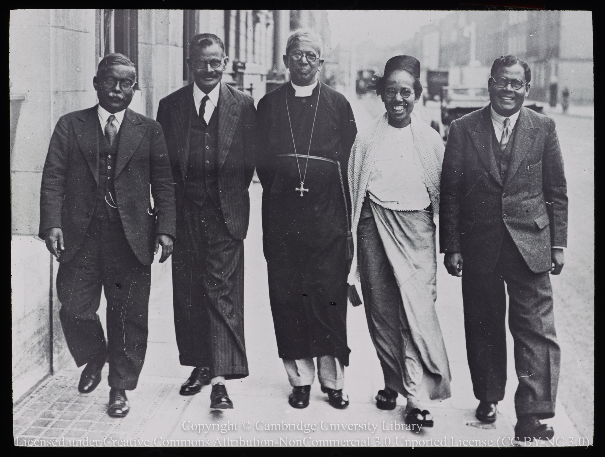 Rt. Rev. J.S.C. Bannerjee, appointed Assistant Bishop, Lahore, in 1931, with colleagues, 1931