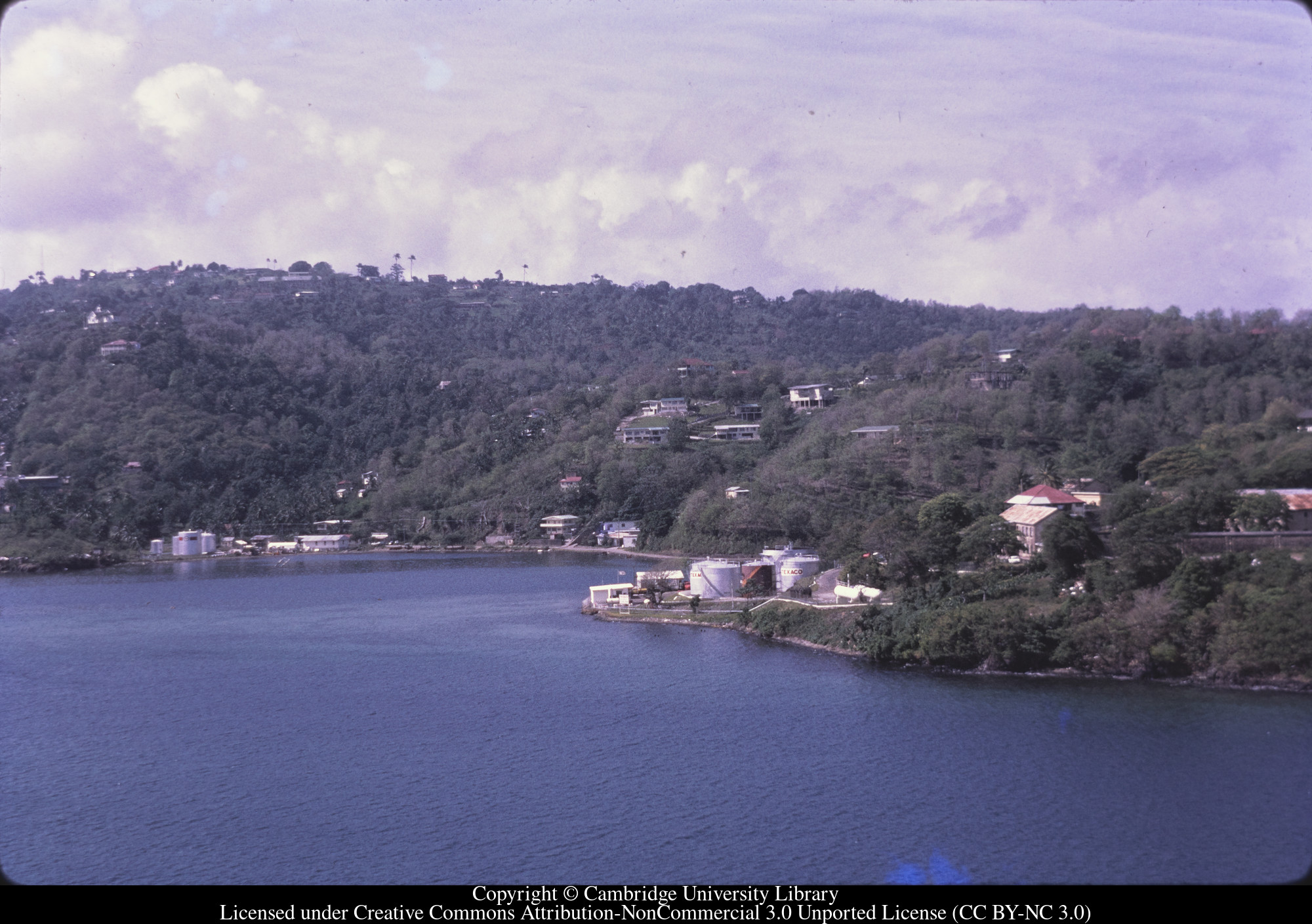 South side of the harbour and the Morne, 1972-05