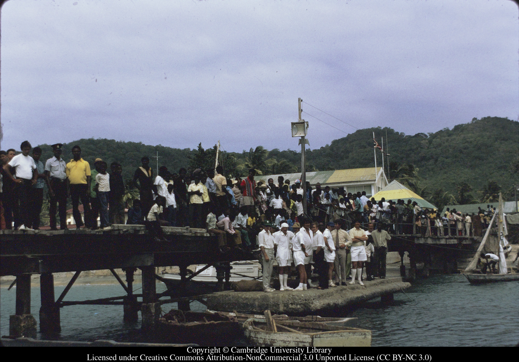 Carriacou jetty, 1971-10