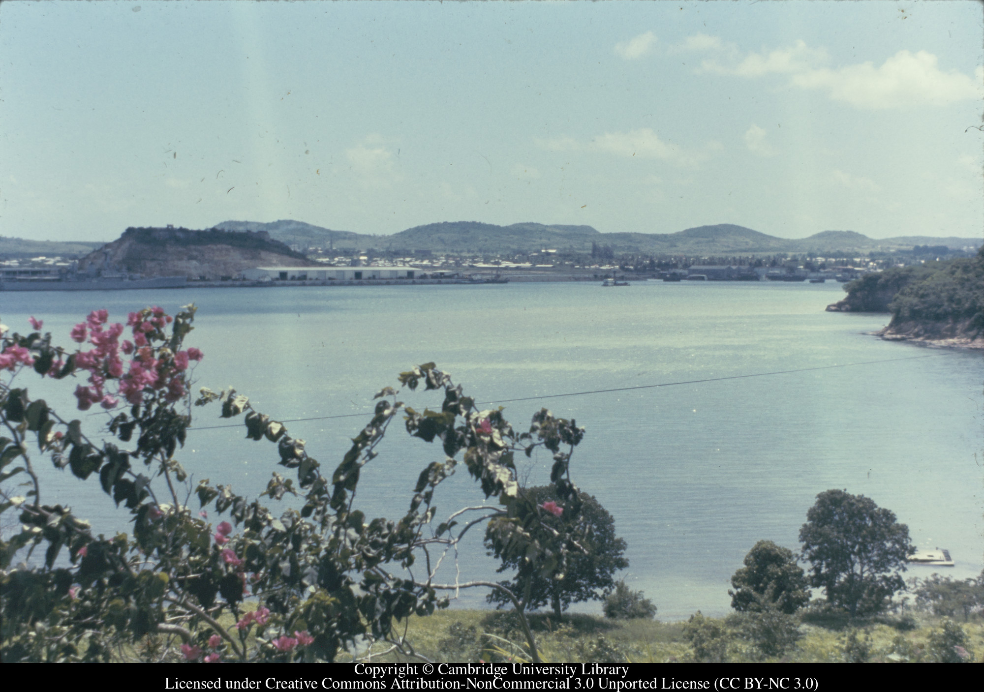 Antigua : Harbour from Reiss House, 1970-07