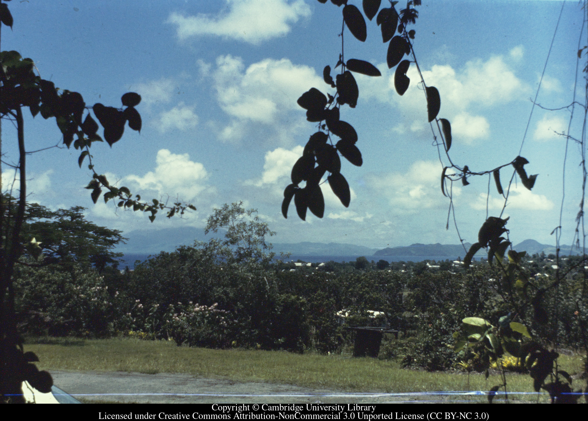 Tortola : view from G. House, 1970