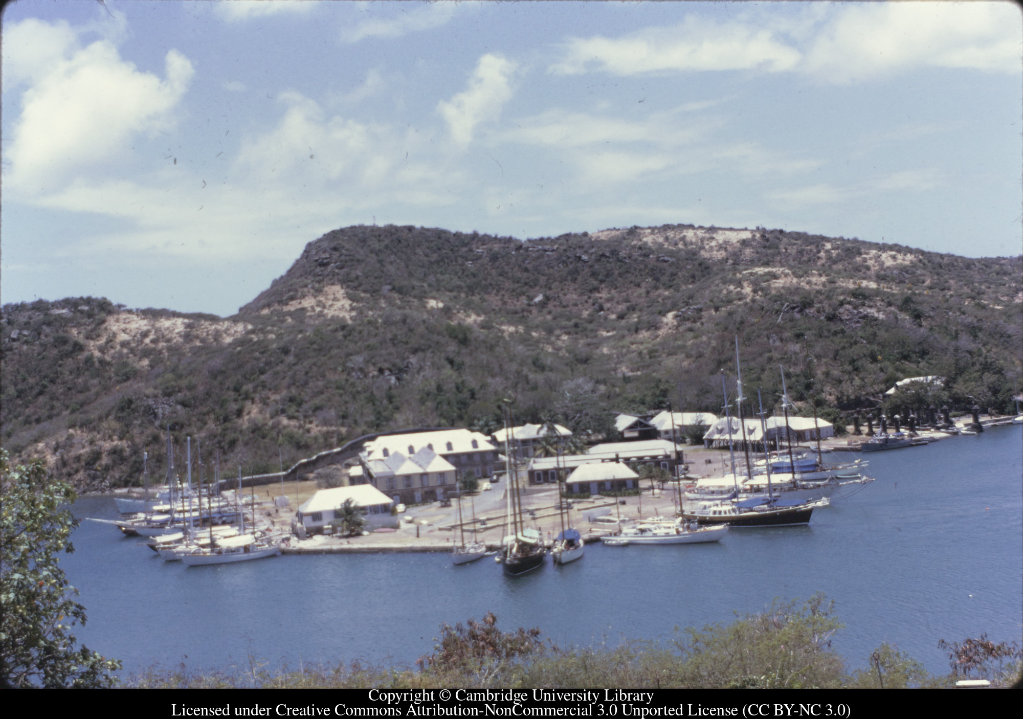 Antigua : English Harbour [i.e. Saint Johns] from Clarence House, 1971-04