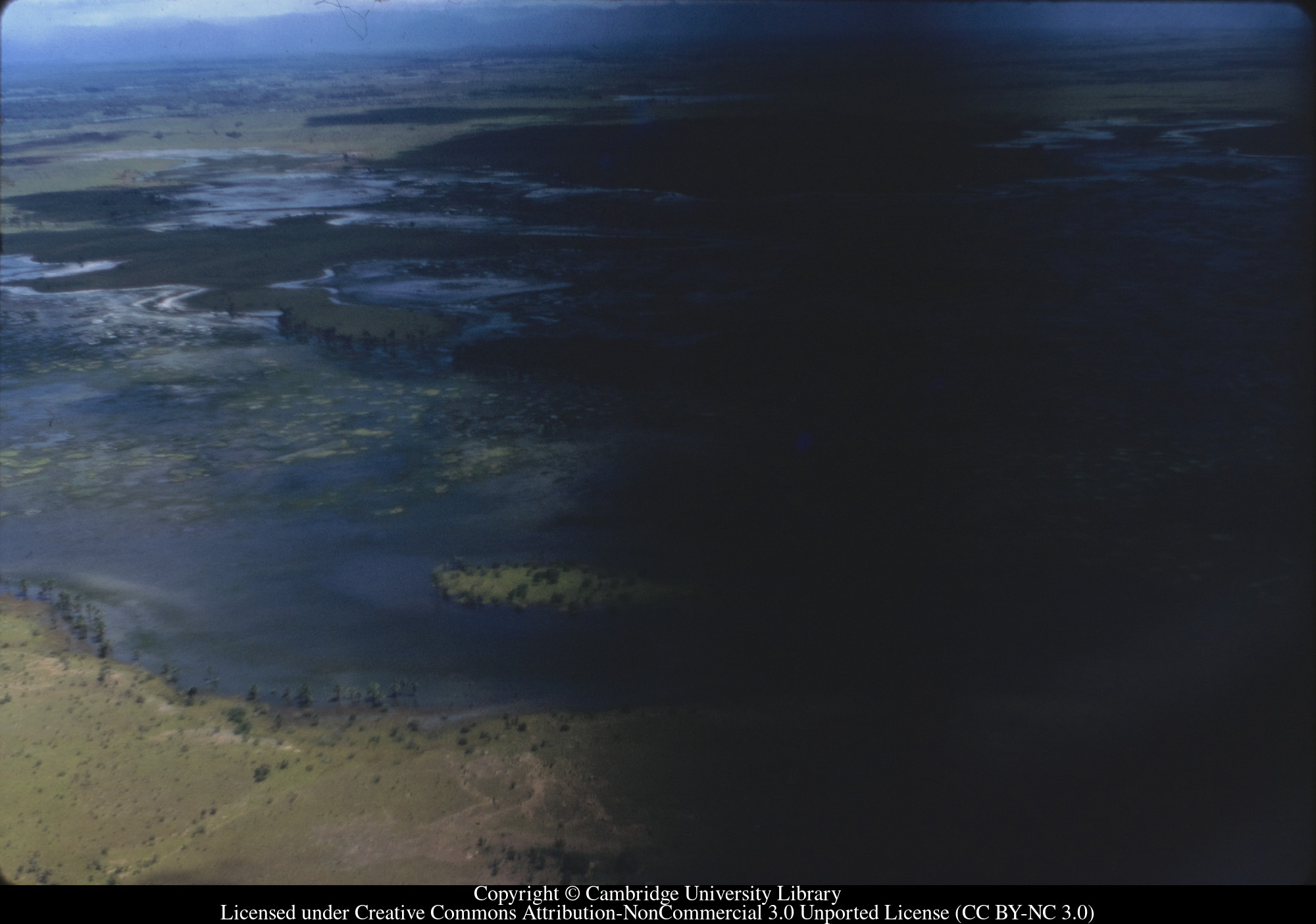 Rupununi Savannah in flood near Karanambo, 1970