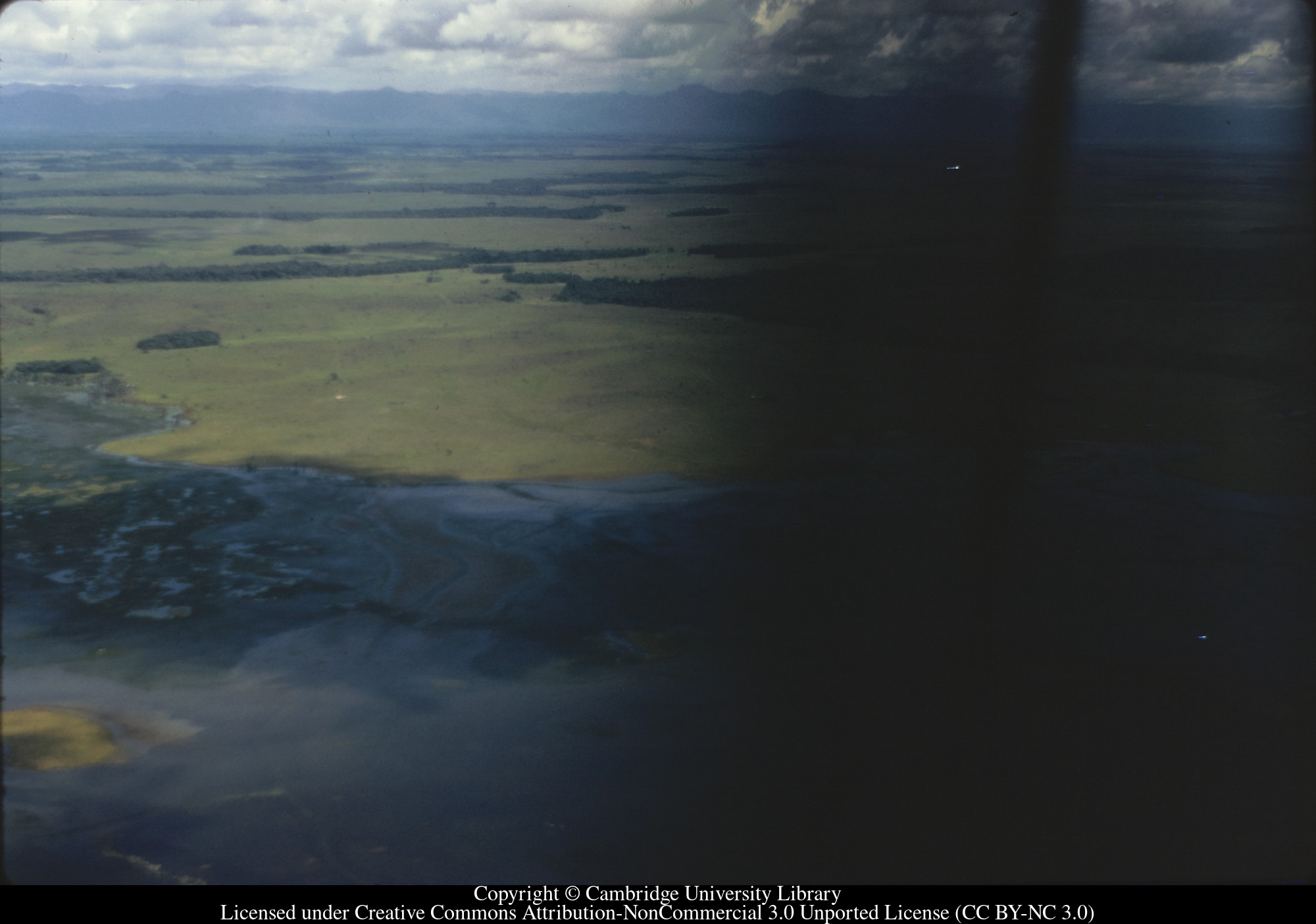 Rupununi Savannah in flood near Karanambo, 1970