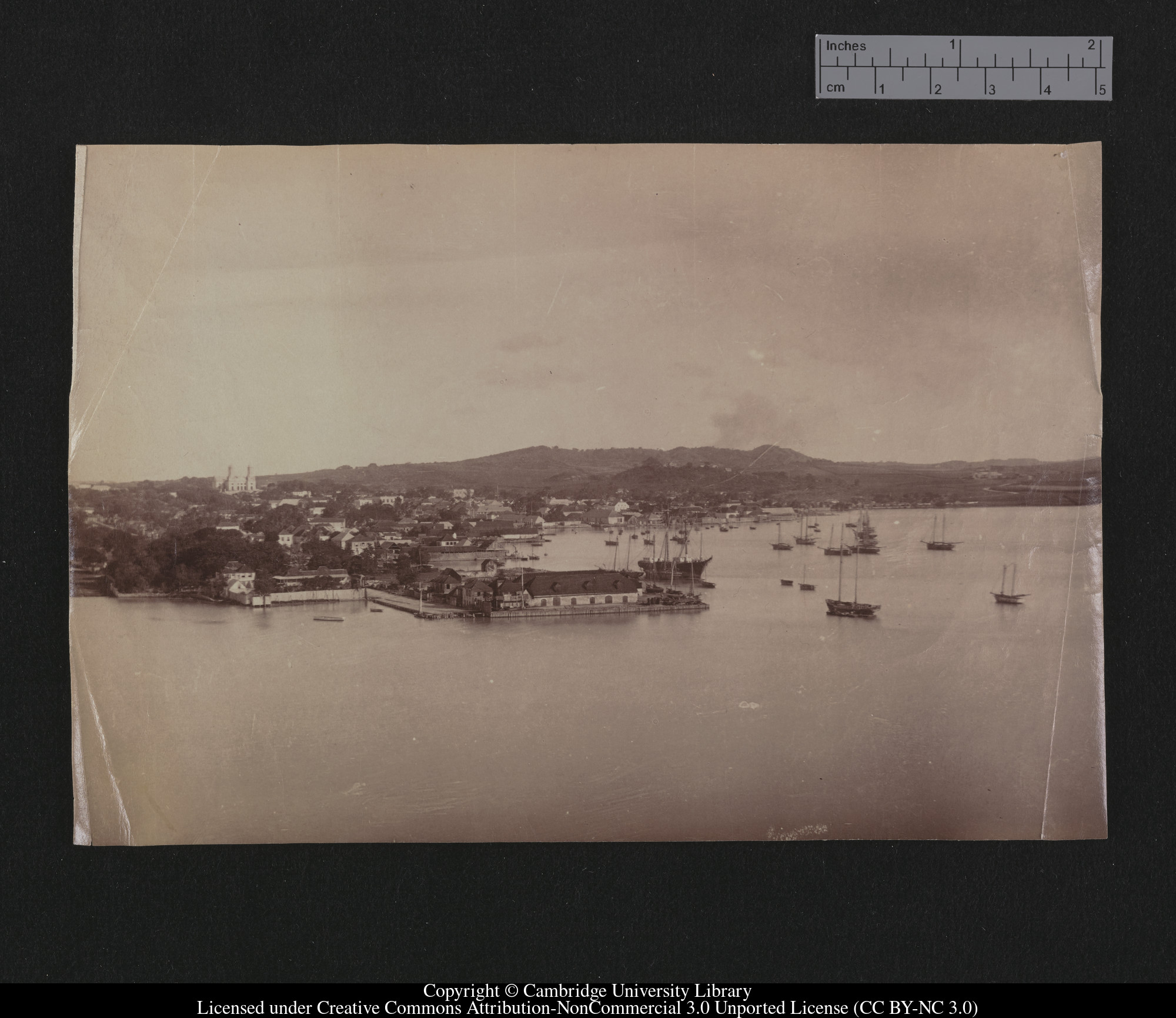 Town of St John&#39;s from the Sea [i.e. Saint Johns, Antigua], 1879 - 1910