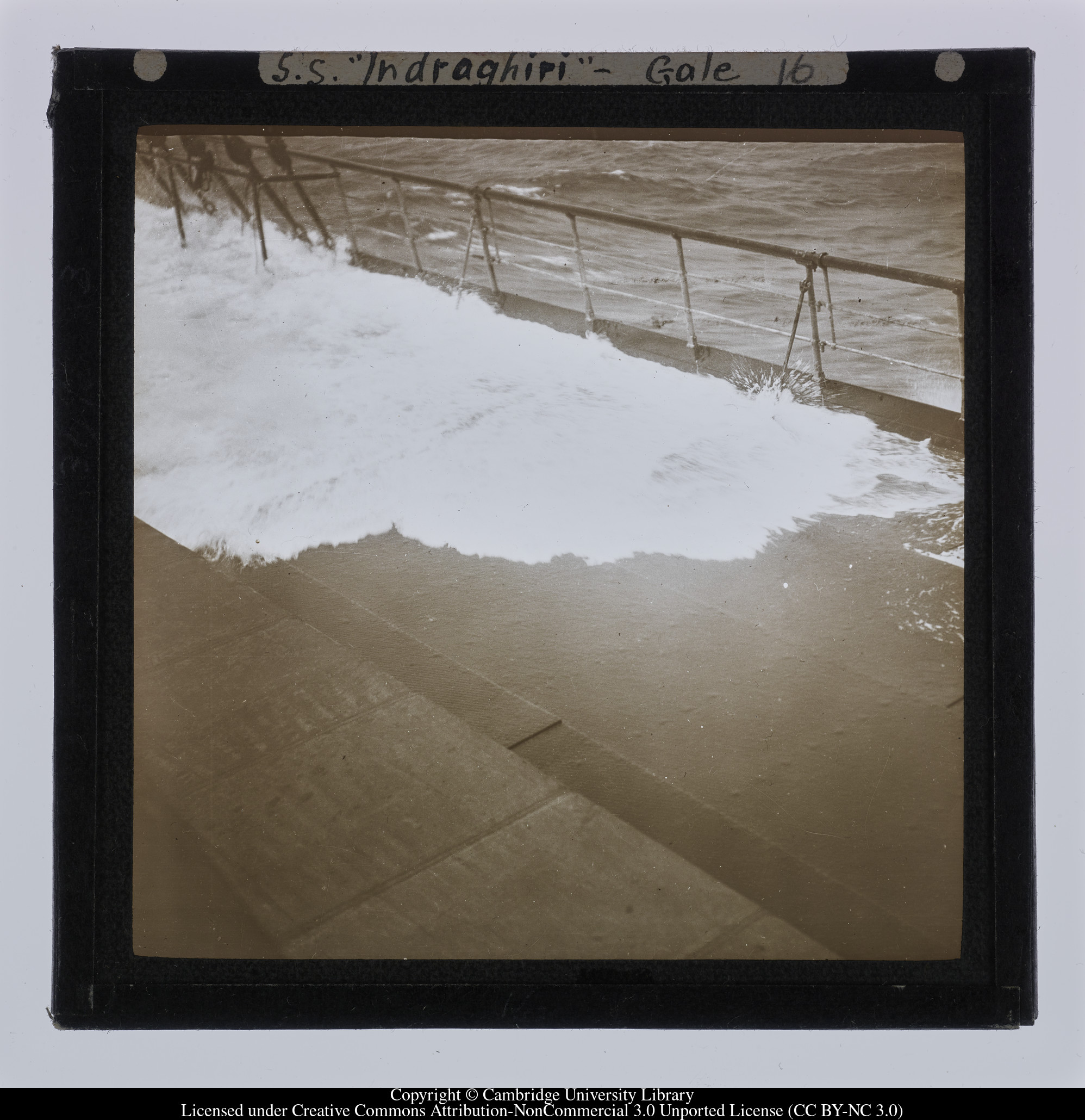 S.S. &#39;Indraghiri&#39; in the Roaring Forties, 1908, 1908