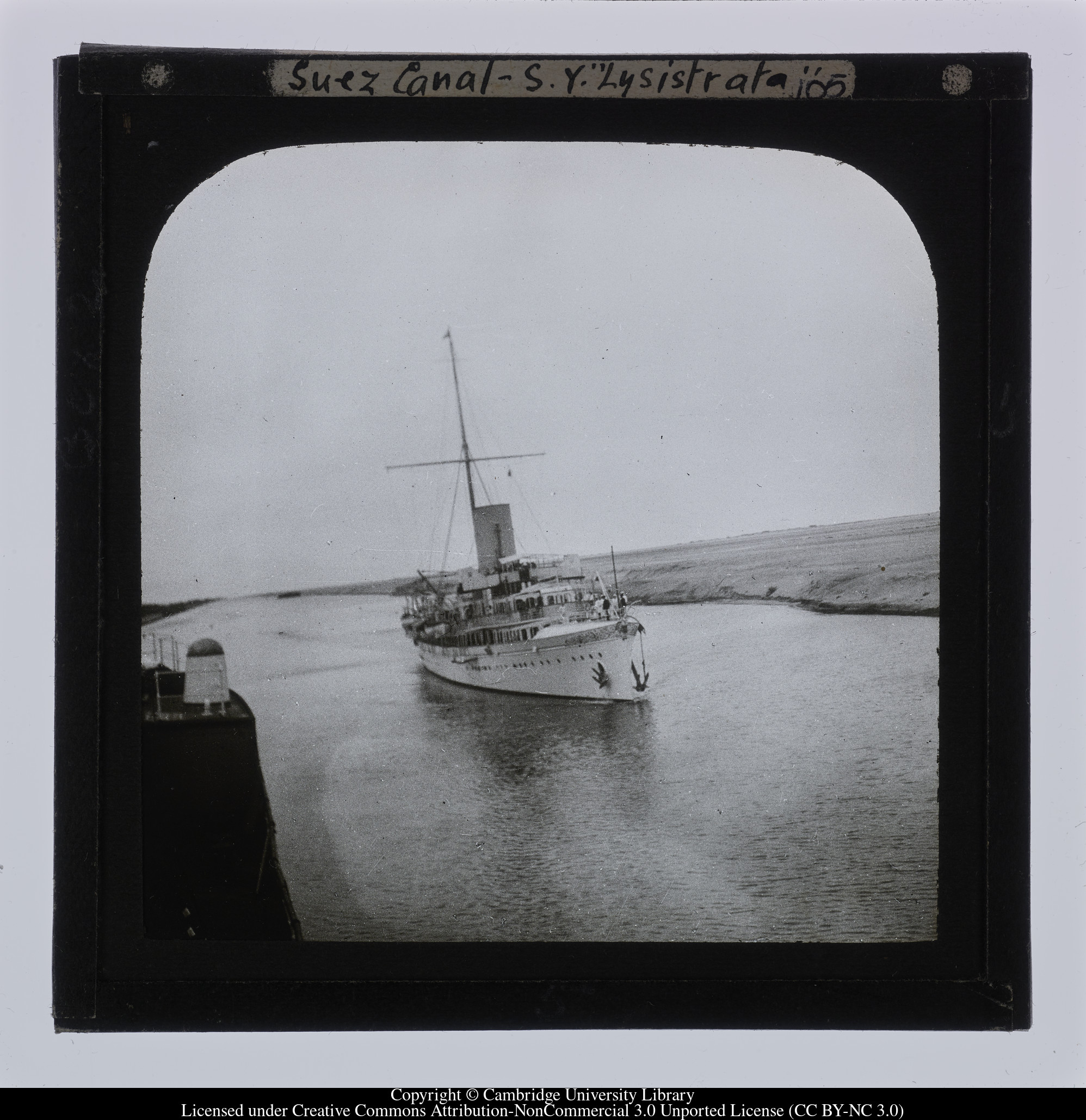 Suez Canal [i.e. Qanat as-Suways] - S.Y. &#39;Lysistrata&#39;, 1908 - 1909