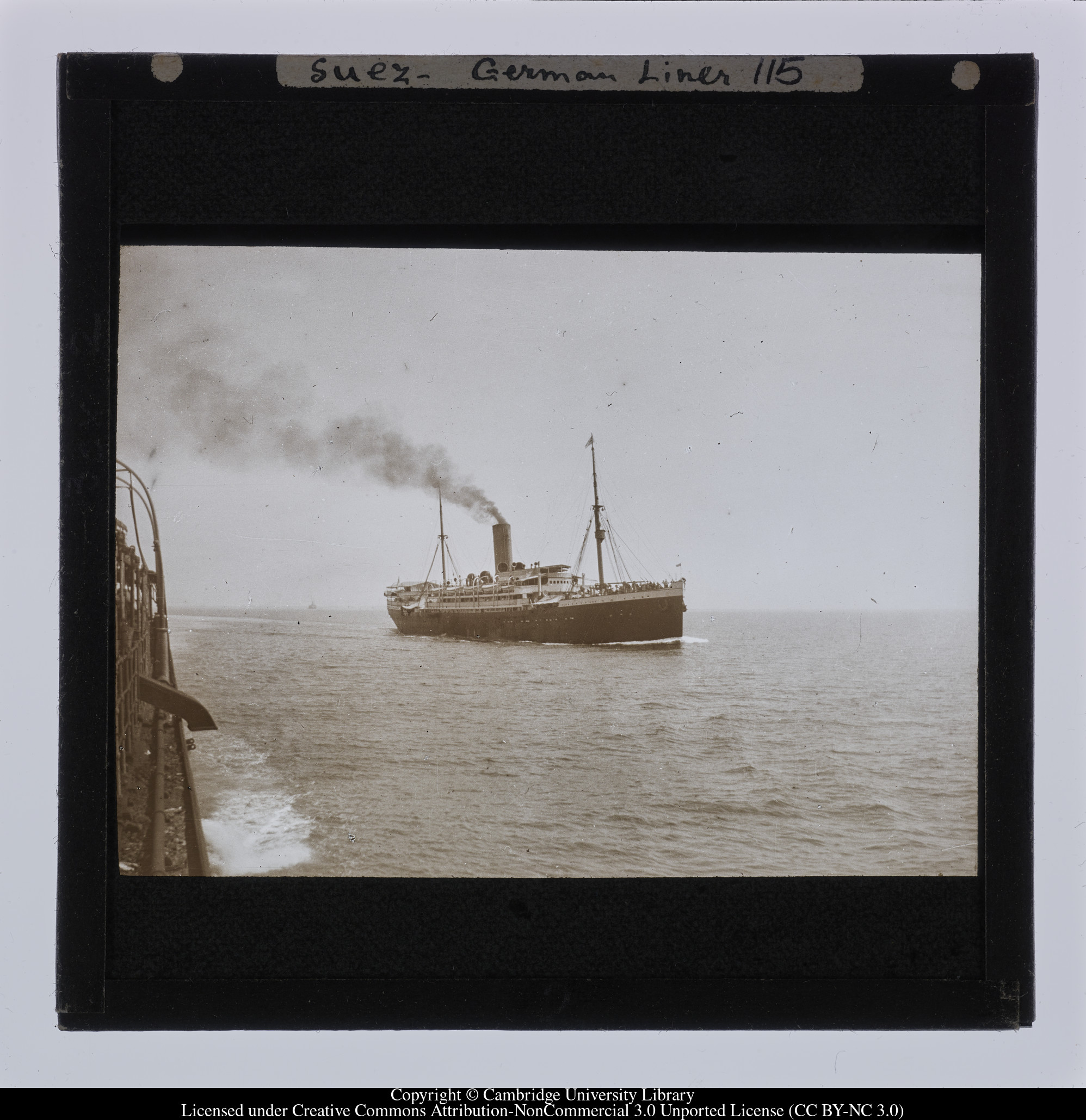 Suez - German liner, 1908 - 1909