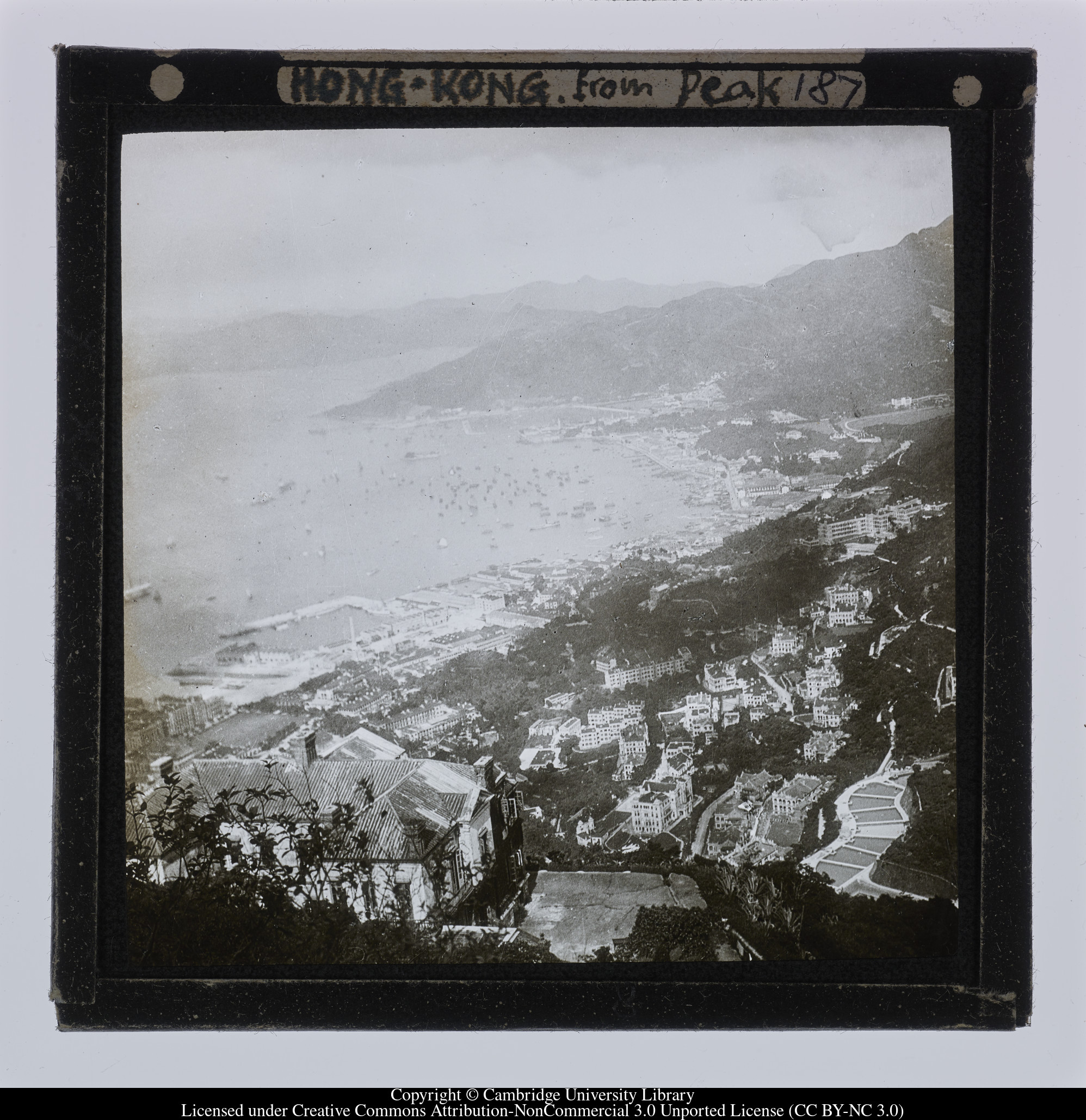 Hong Kong from [Victoria] Peak, 1908 - 1915