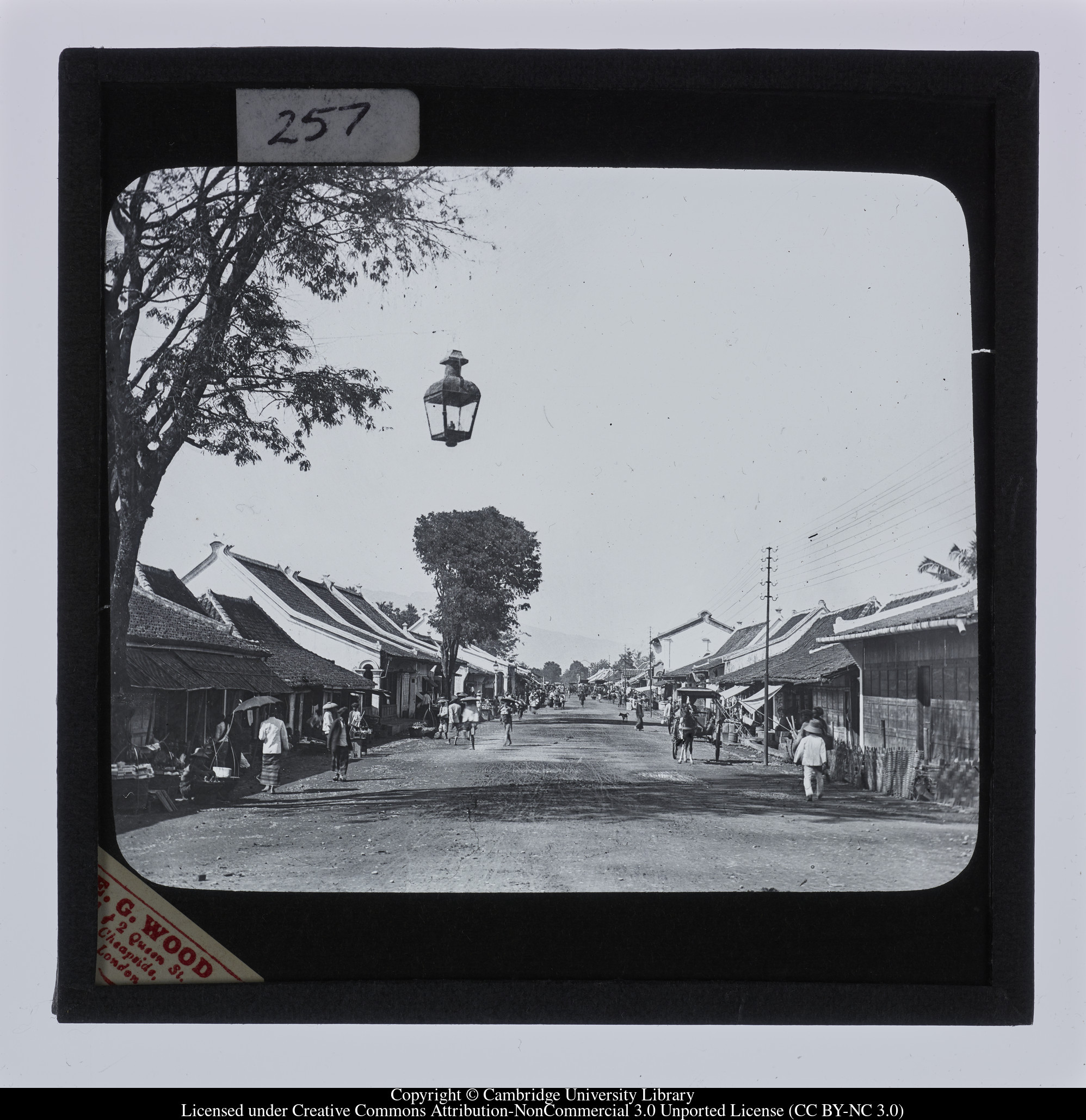 Bandoeng [i.e. Bandung].  A street, 1910 - 1915