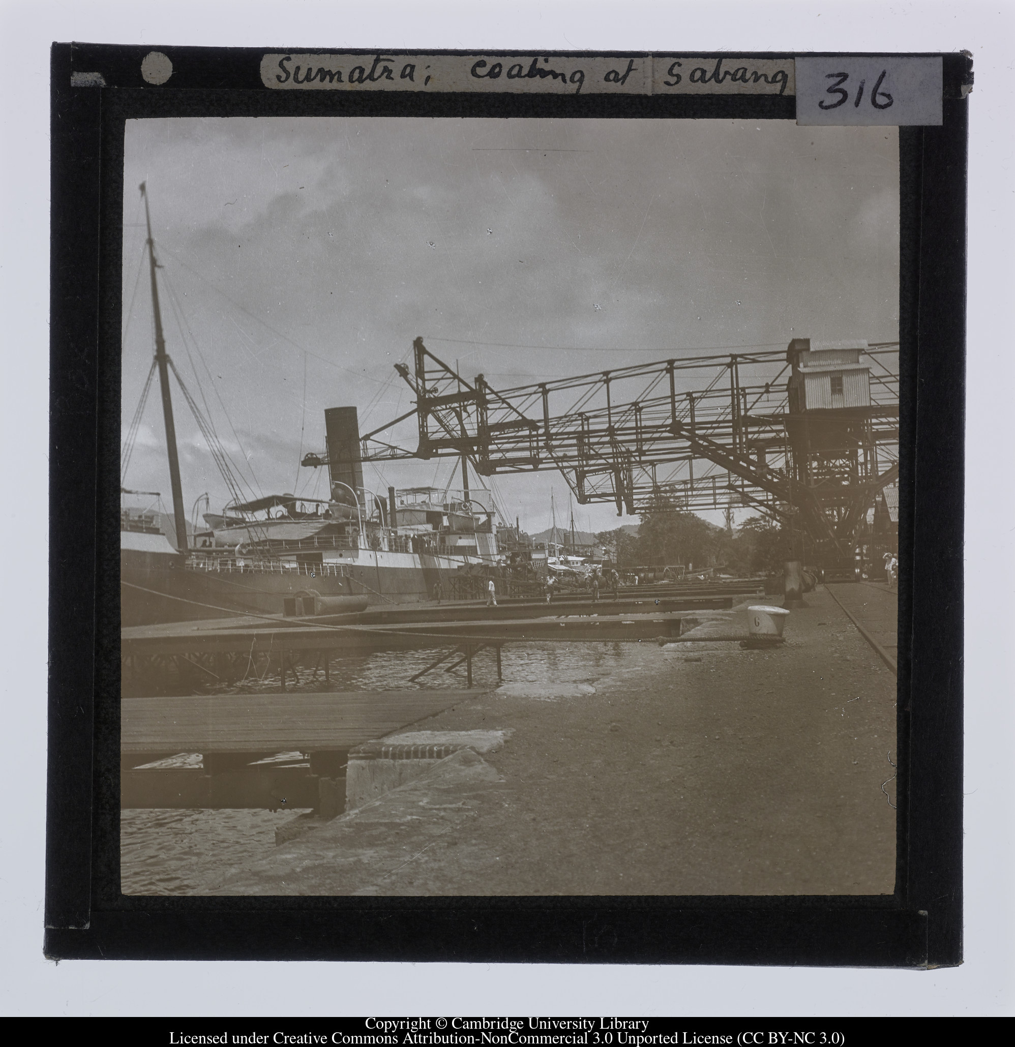 Sumatra; coaling at Sabang, 1910 - 1915