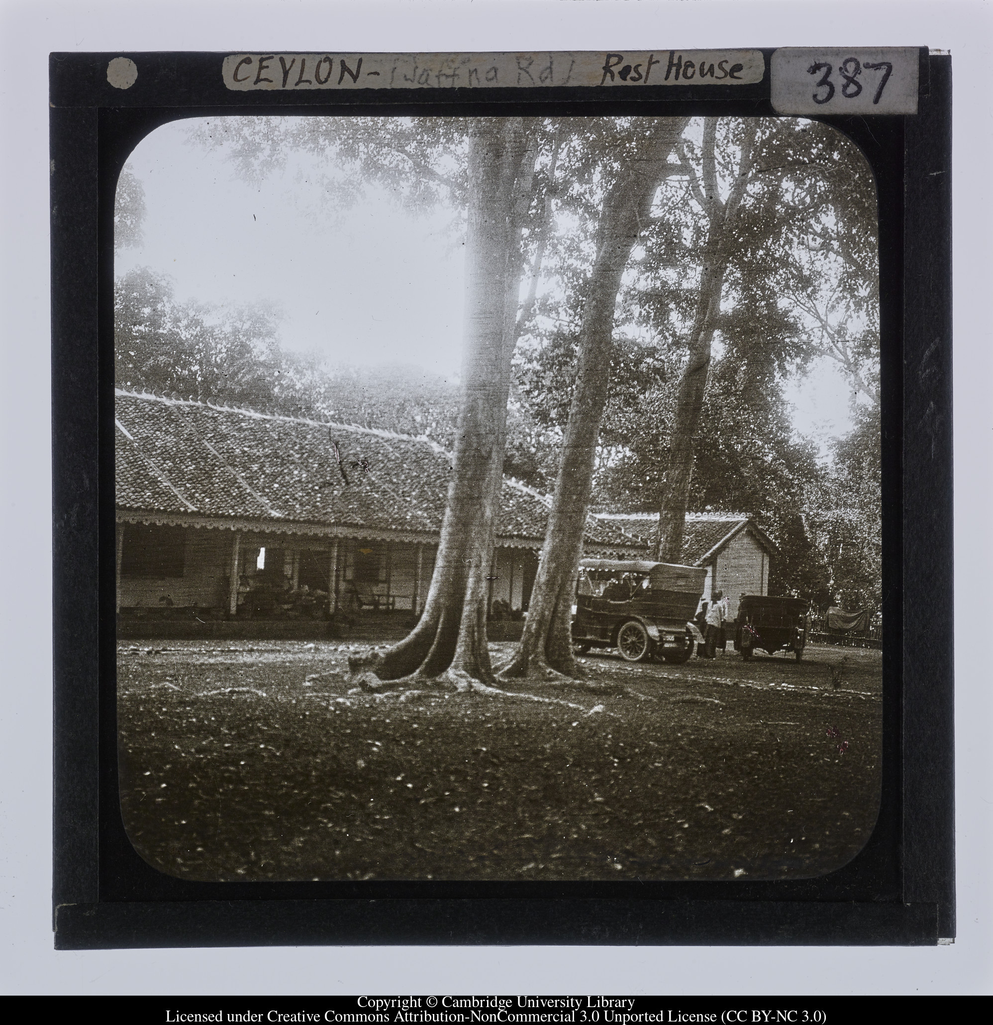 Ceylon - Jaffna Road, Rest House, 1910 - 1911