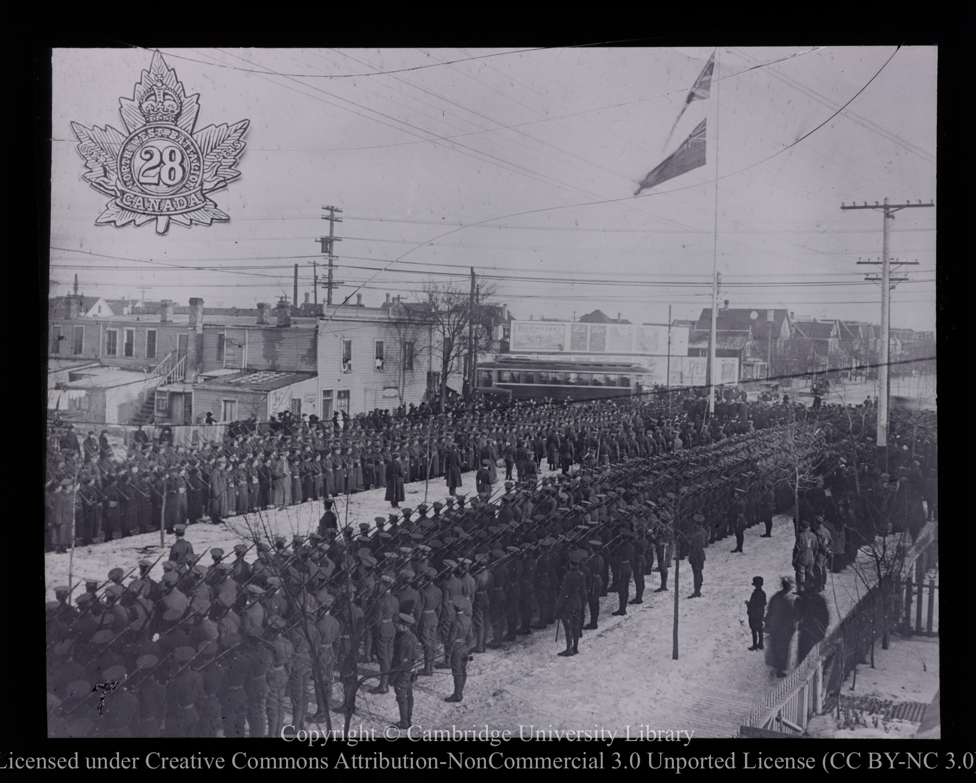 [Military parade], 1914