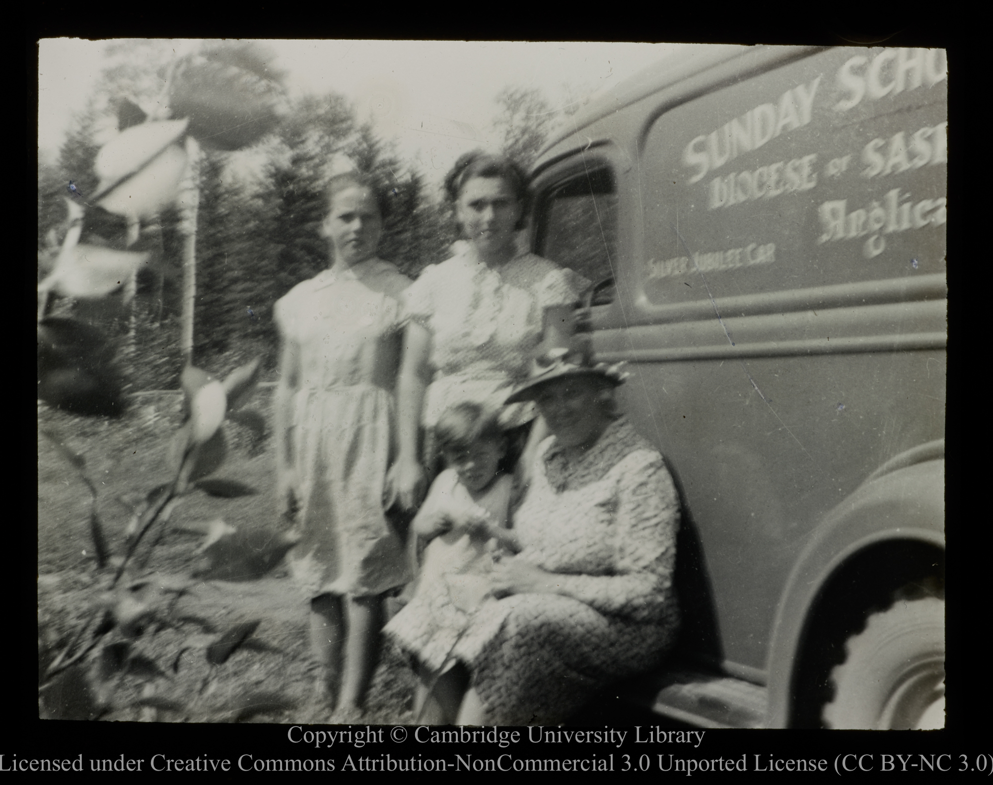 S.S. [i.e. Sunday School] by P. [Postvan] family at Cookson, 1910 - 1930