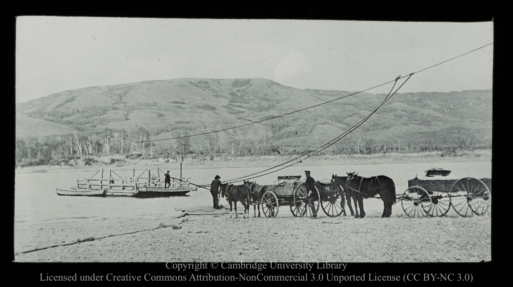 Ferry, Peace River, Athabasca, 1910 - 1930