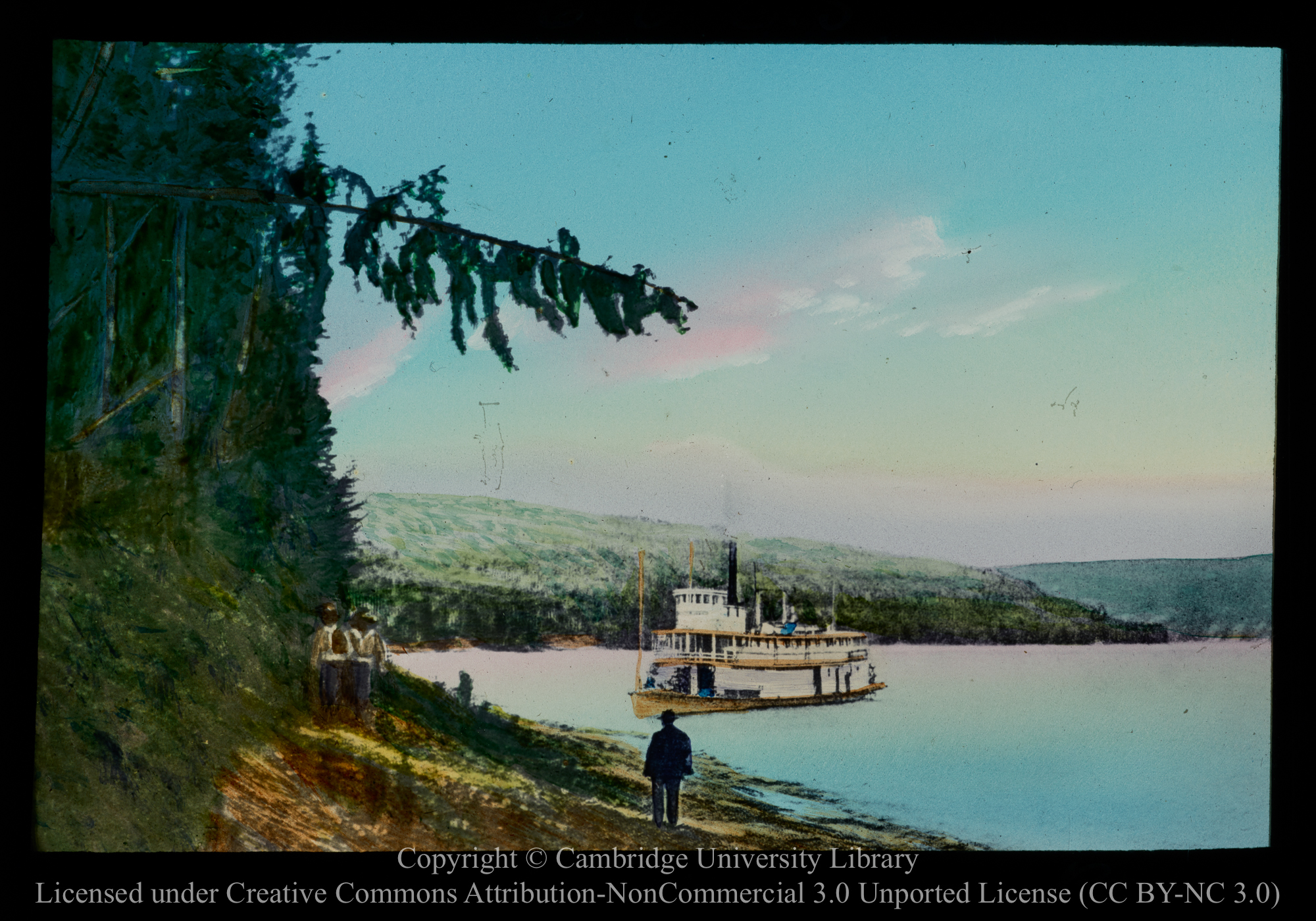 View on Peace River, Athabasca district, 1910 - 1930