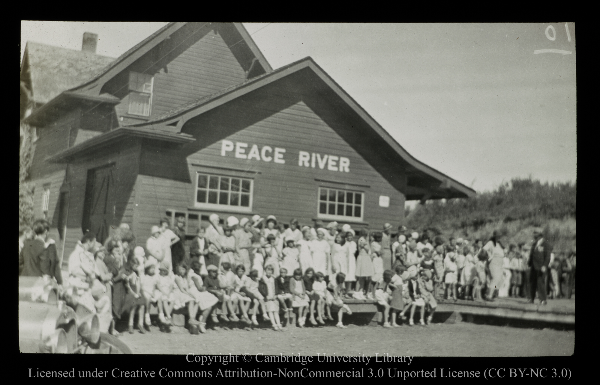 [Group at Peace River], 1910 - 1930