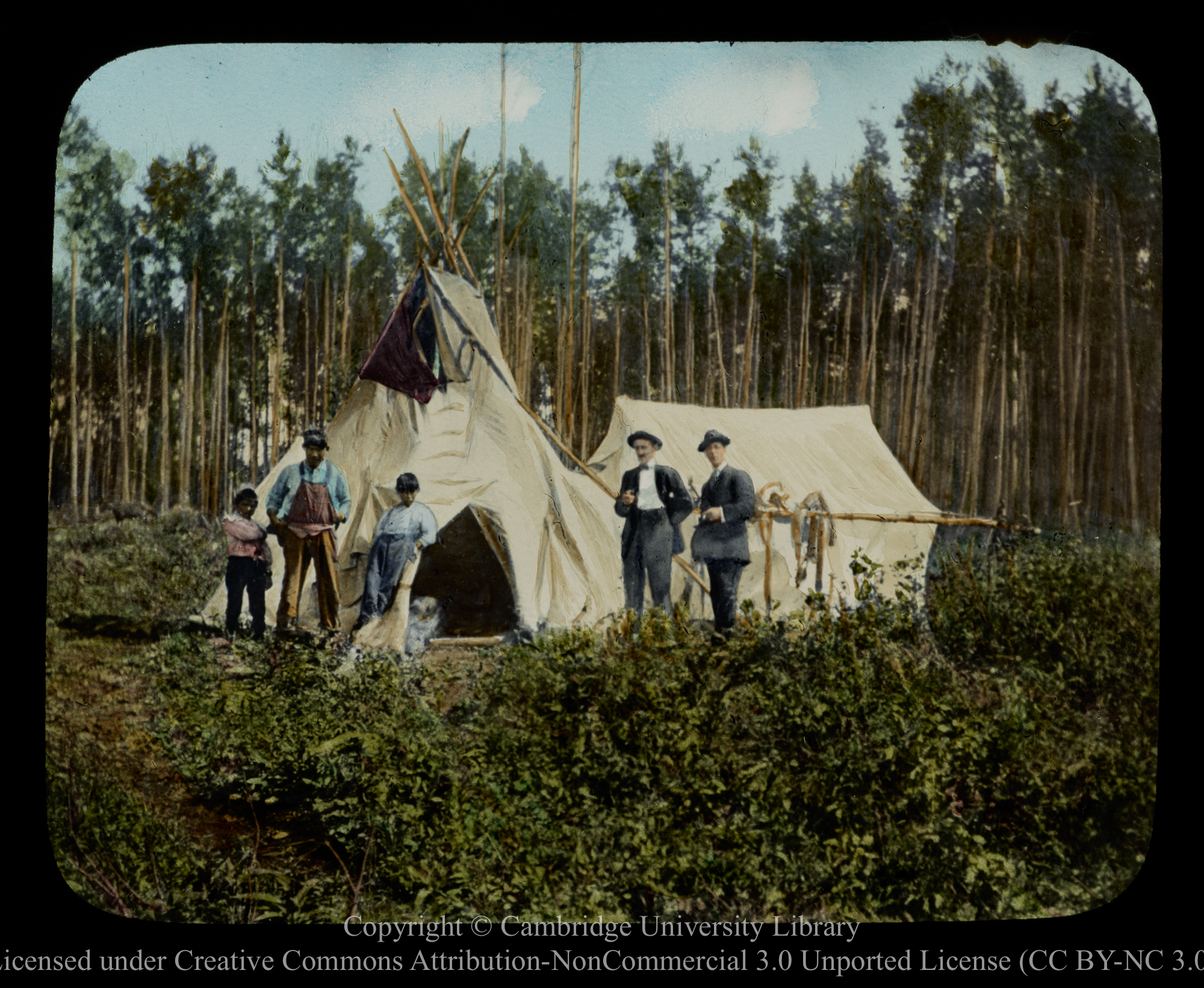 Athabasca, an Indian tepee, 1910 - 1930