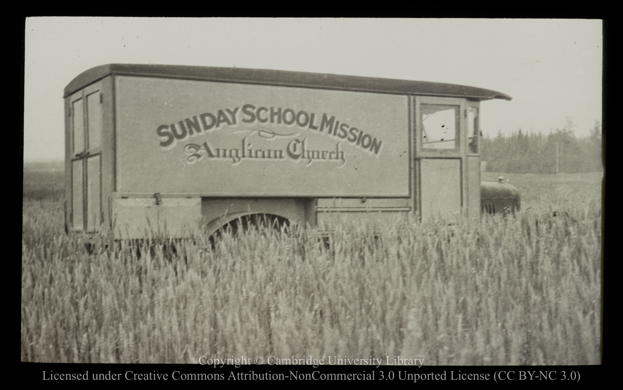 St. George&#39;s van among the wheat, 1910 - 1930