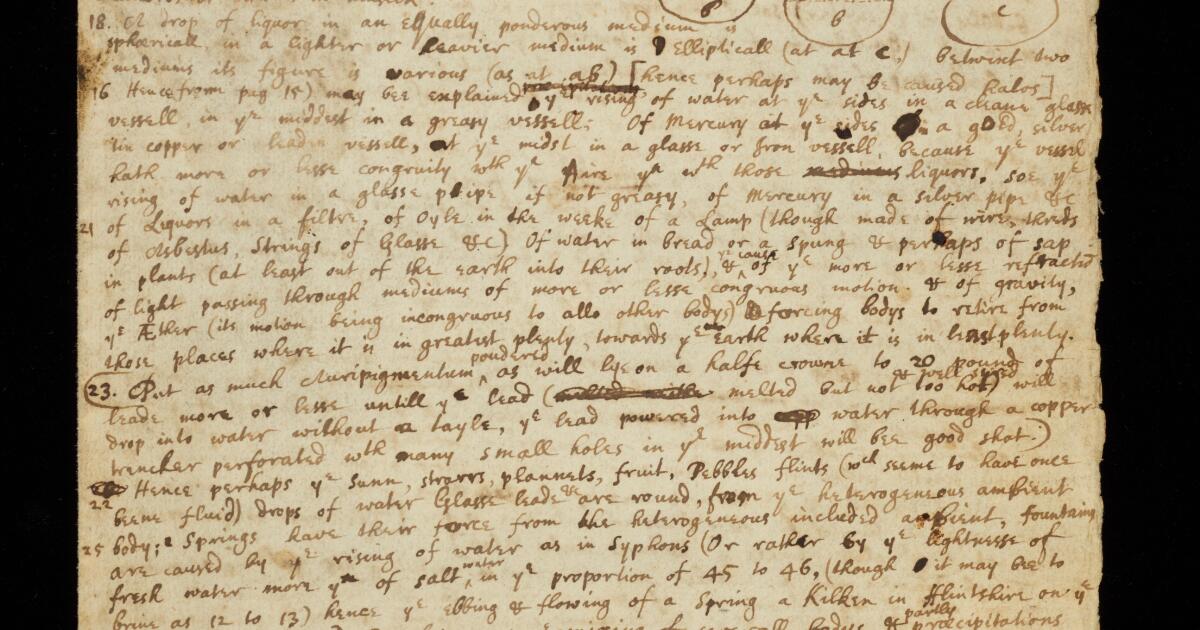 Newton Papers : Early Papers