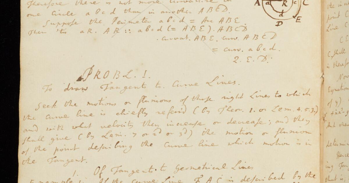 Newton Papers : Fluxions