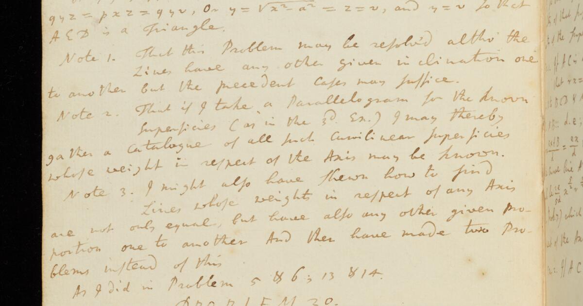 Newton Papers : Fluxions