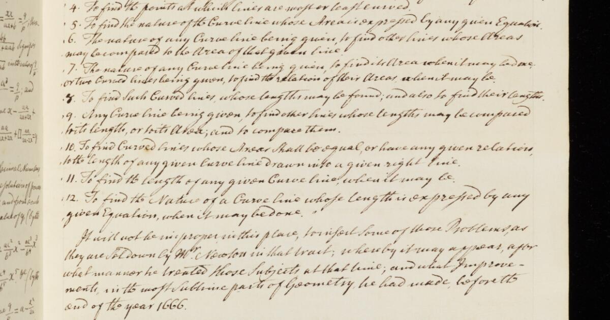 Newton Papers : Fluxions