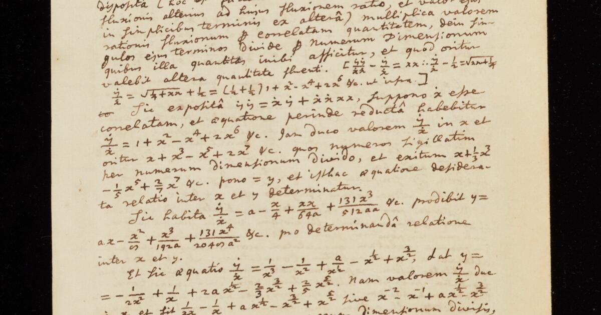 Newton Papers : Fluxions
