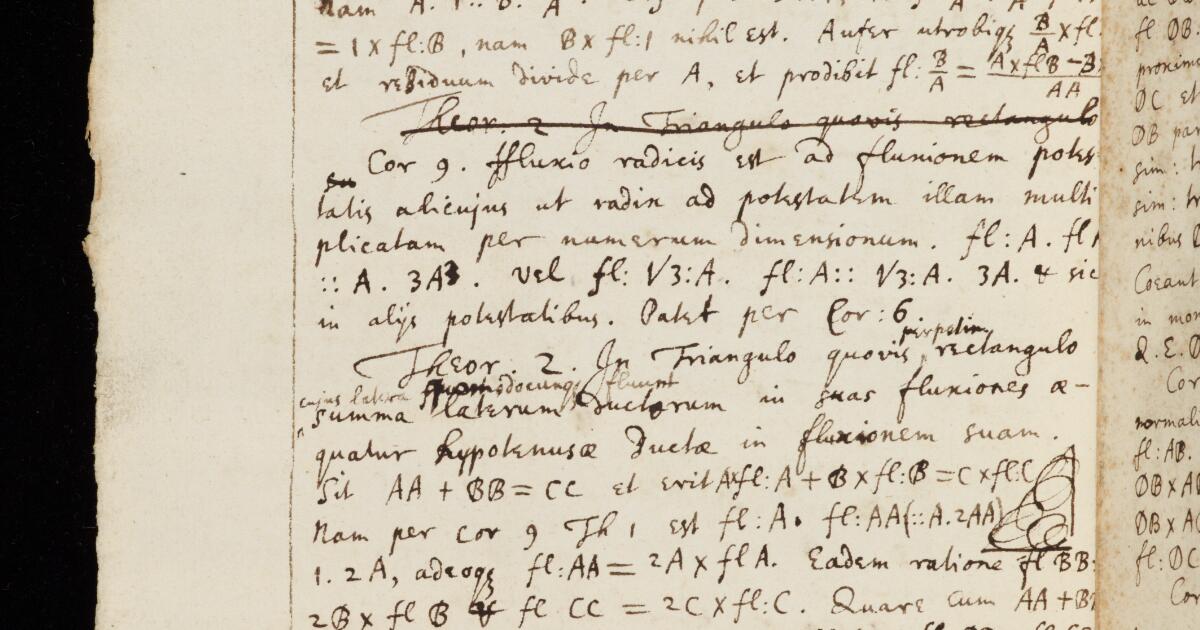Newton Papers : Fluxions