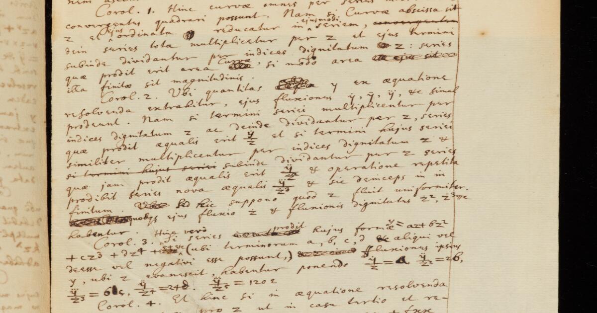 Newton Papers : Fluxions