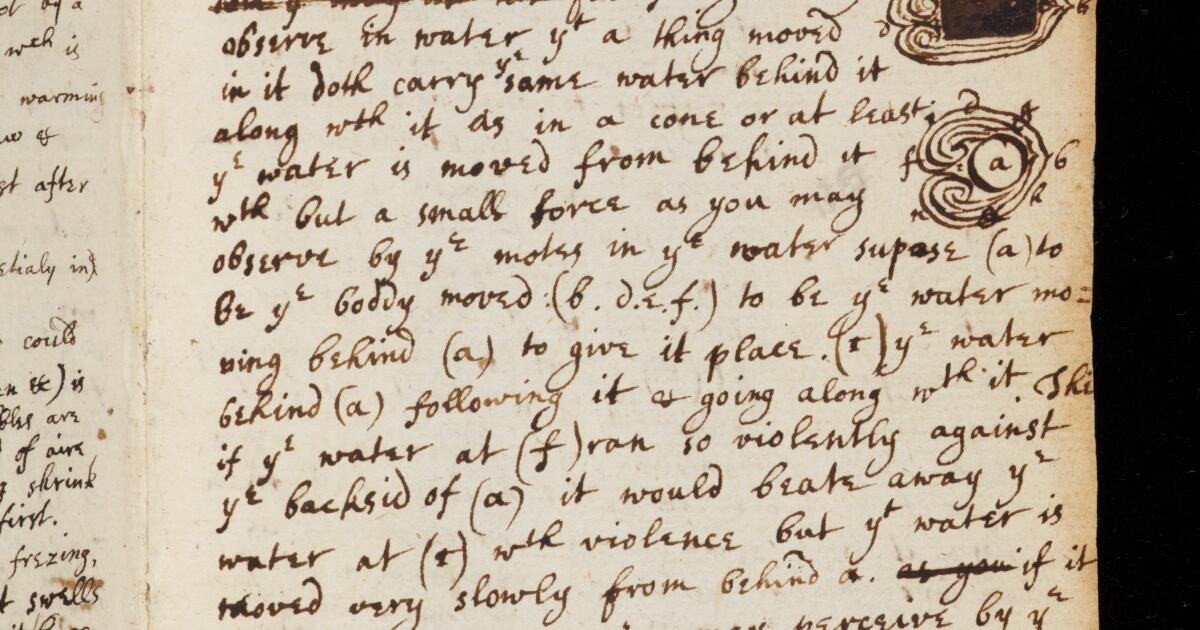 newton-papers-trinity-college-notebook