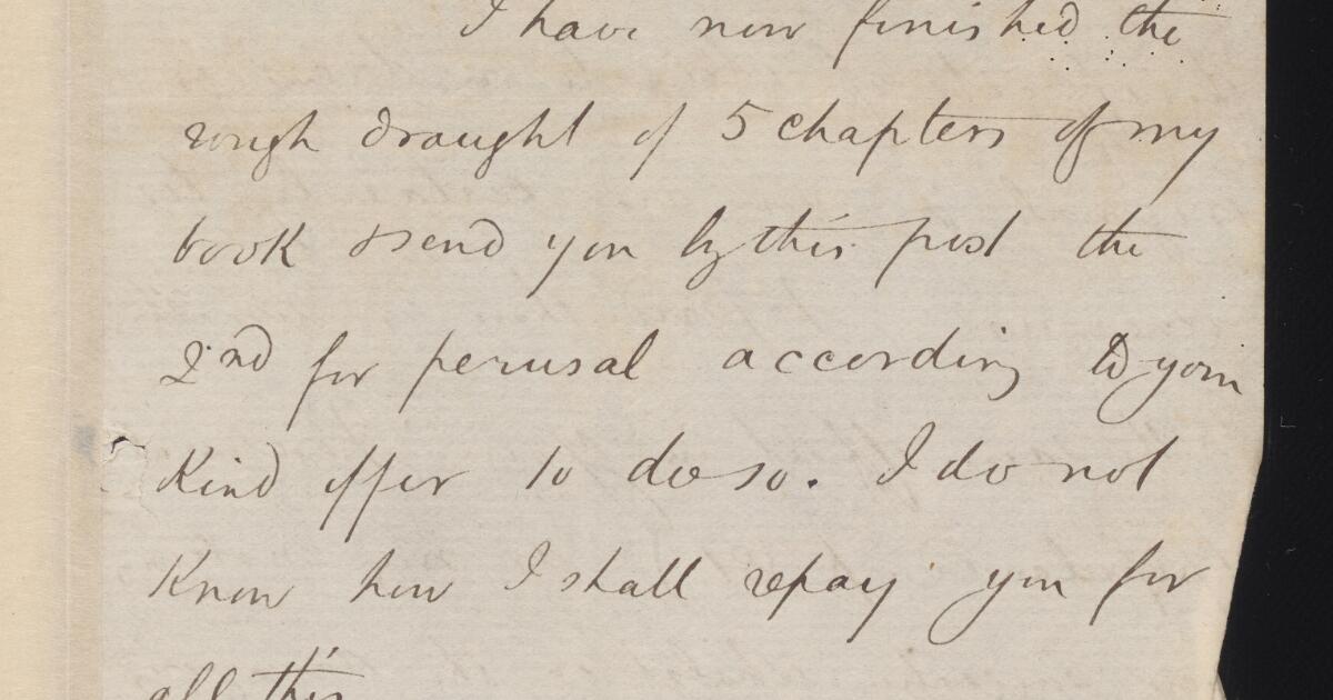 Darwin Manuscripts : Letters received: Babbington - Buxton