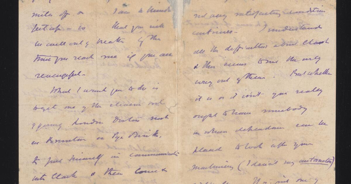 Osat Letters Darwin Manuscripts : Letters received: Haast - Hyatt
